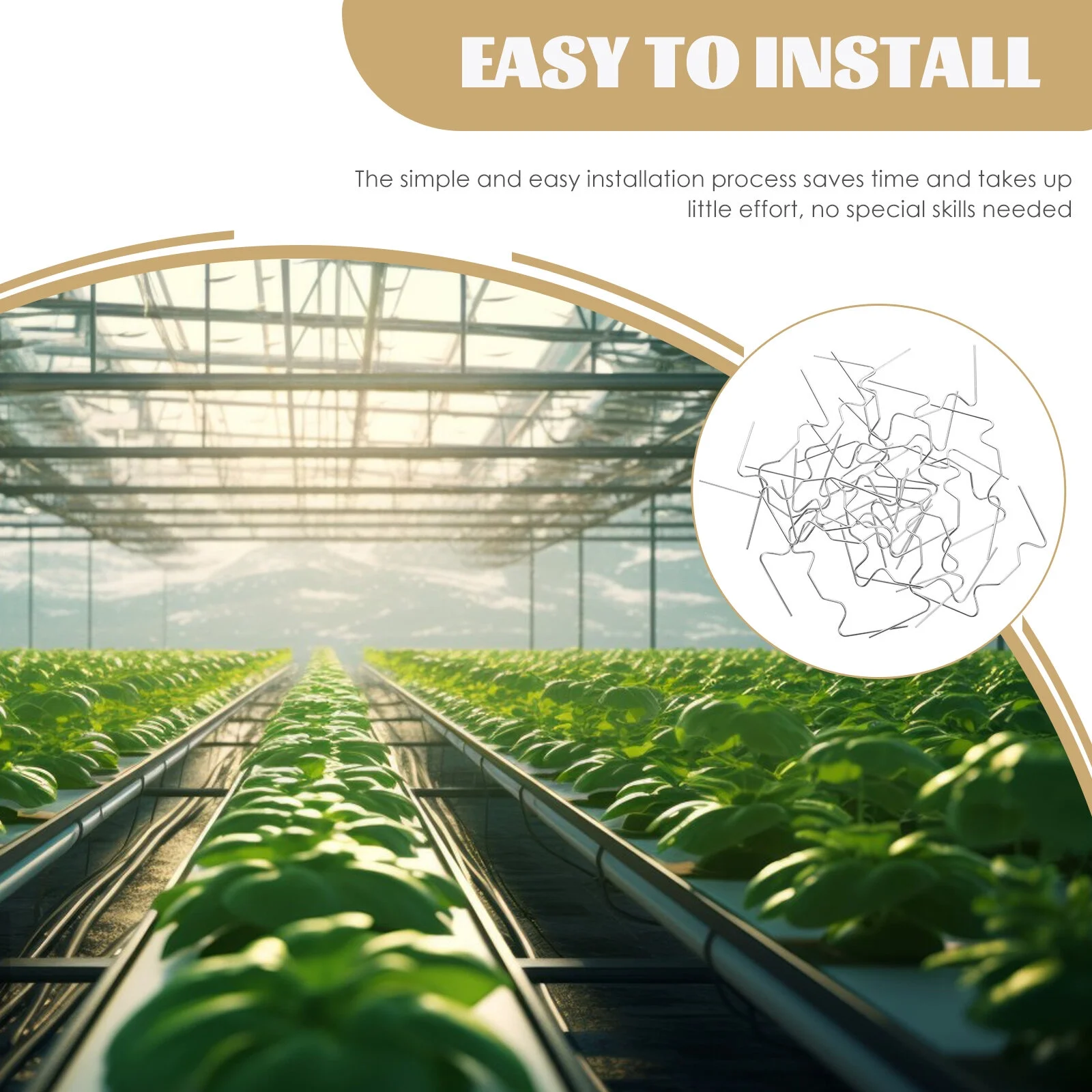 Jibingyi 25 Pcs Glazing Clips Greenhouse W Clips Stainless Steel Fixing Clips Metal Holding Clips