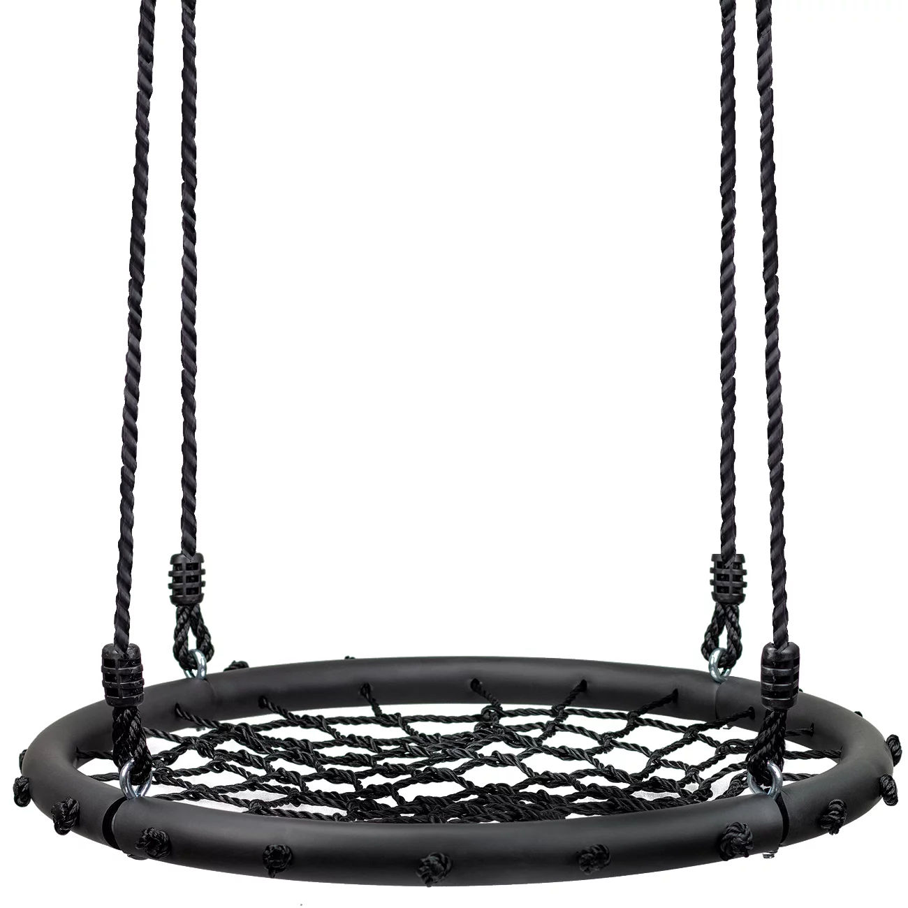 Sorbus Spinner Swing – Kids Indoor/Outdoor Round Web Swing – Great for Tree, Swing Set, Backyard, Playground, Playroom – Accessories Included