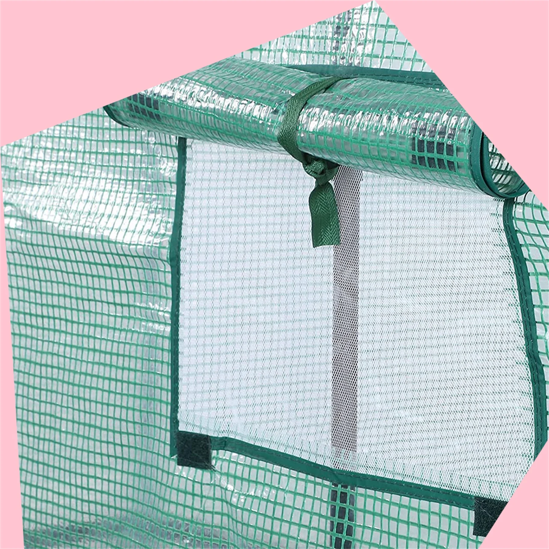 Greenhouse PE Cover, Waterproof Replacement Cover with Windows -Cover Only