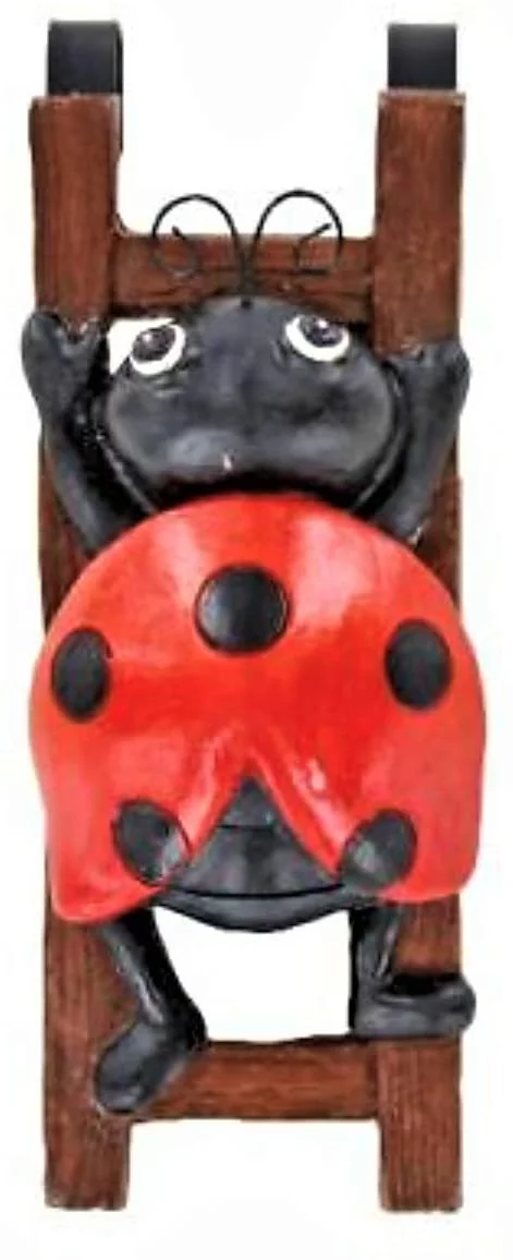 Flower Pot Hugger Bumble Bee, Owl, Lady Bug Set of 3 - Get All The Fun Collections of Pot Pal Climbers - Yard Decor - Hanging Planter Decorations - Patio Decor