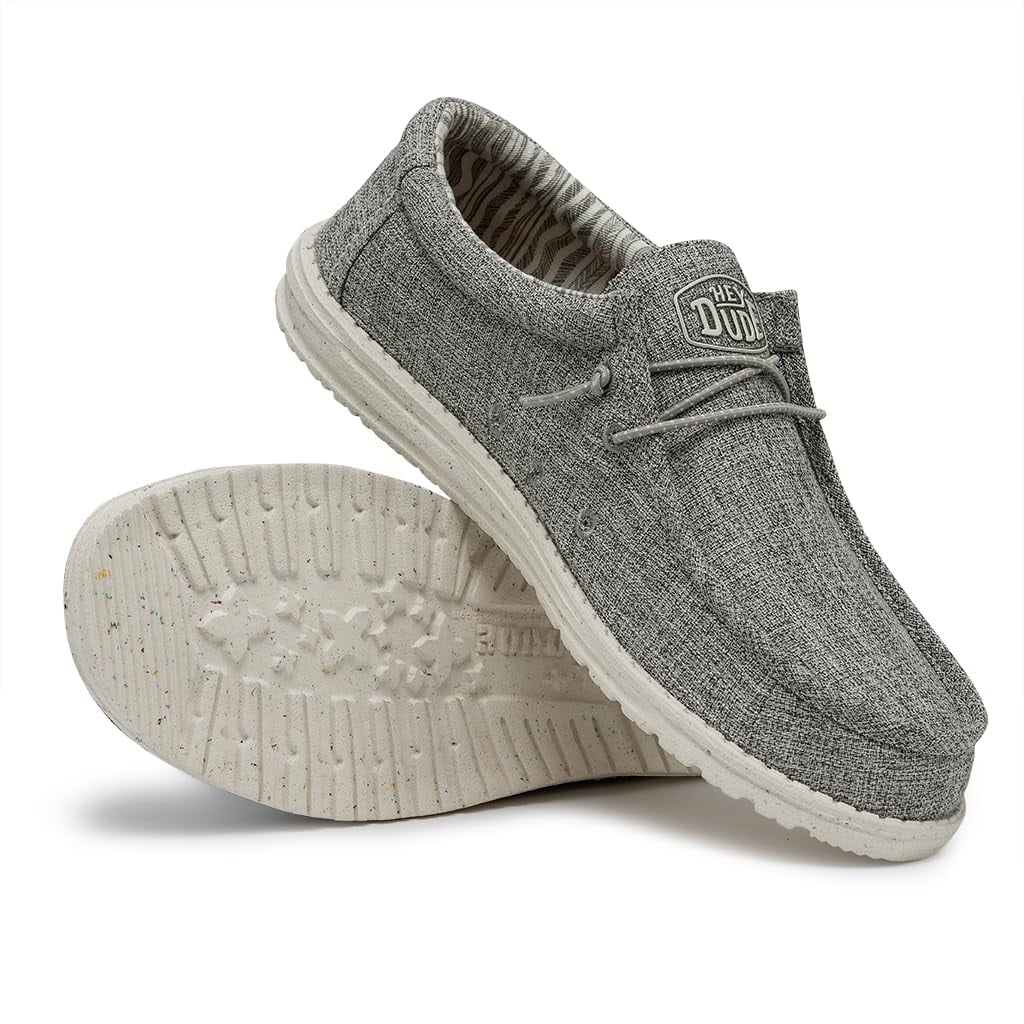 Hey Dude Men's Wally Blend Iron Casual Shoes 40005-1HS