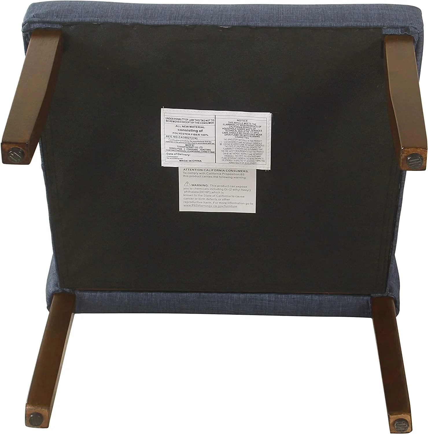 FDXCKJP Parker  Chair with Pillow  Teal Swirl Small