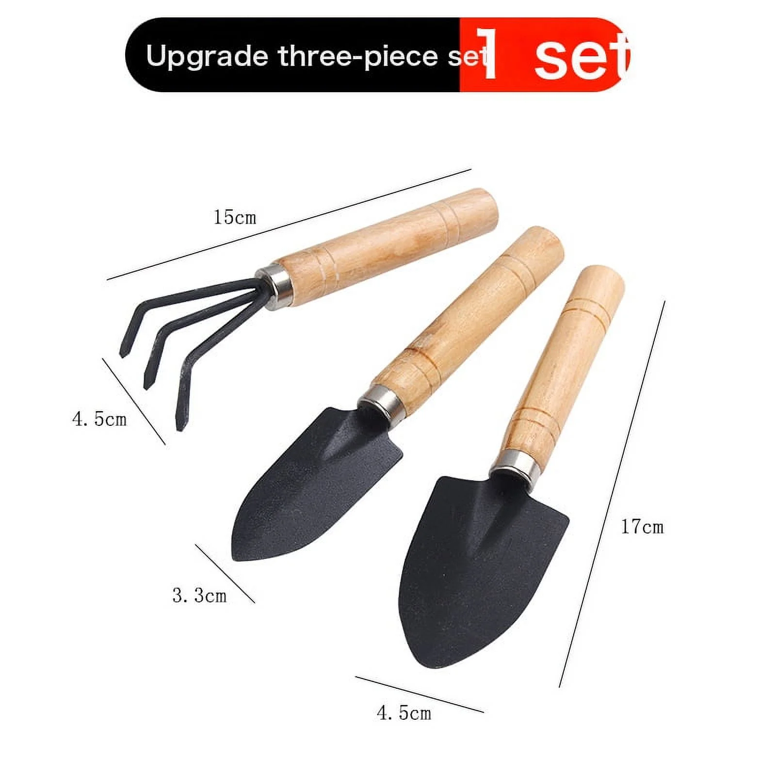 Gardening Flower Loosening Shovel Three Sets Of Travel Beach Sea Tools Digging Sand Rake Hoe Small Iron Yiho