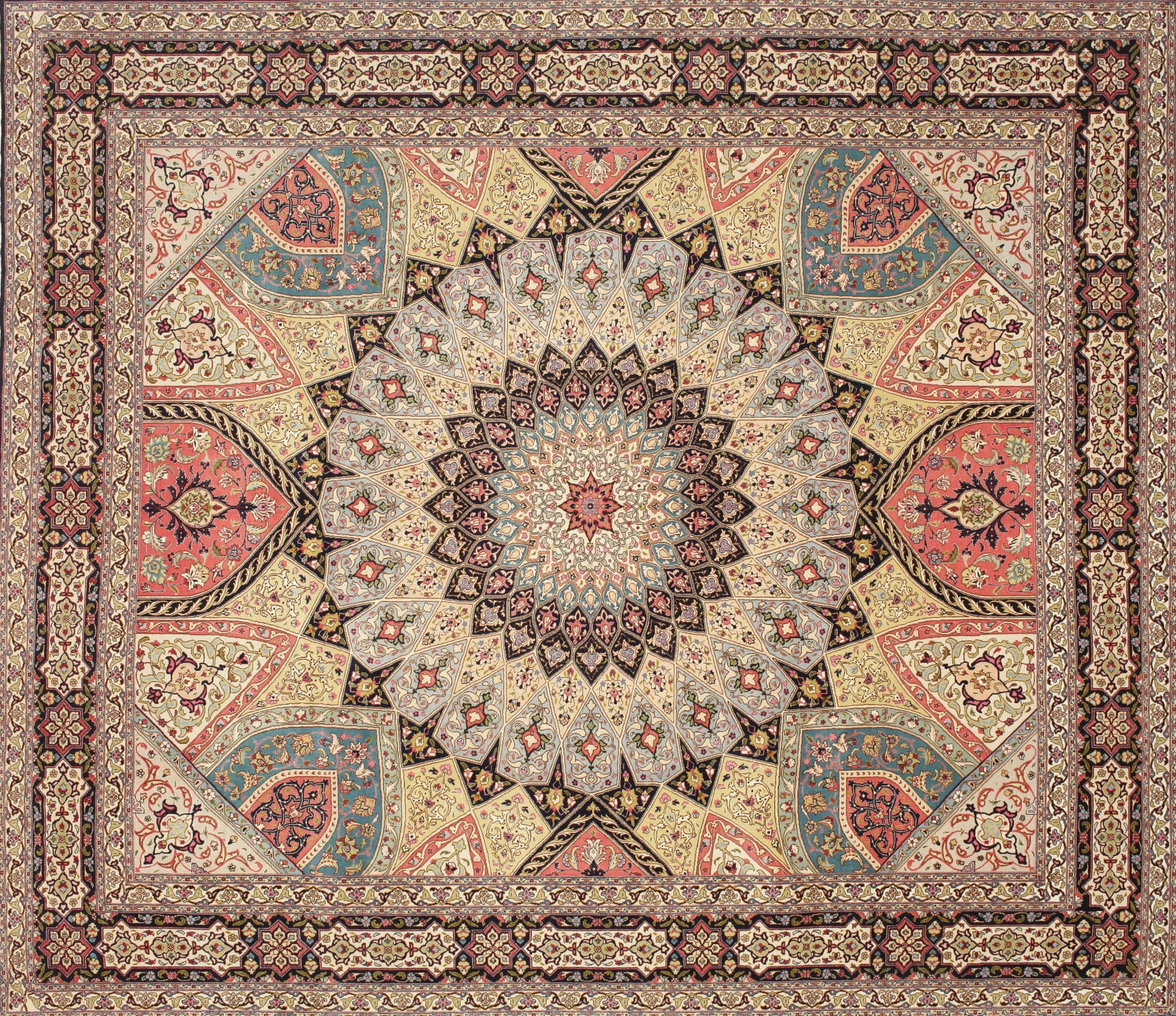 Ahgly Company Indoor Rectangle Traditional Chestnut Brown Medallion Area Rugs, 2' x 4'