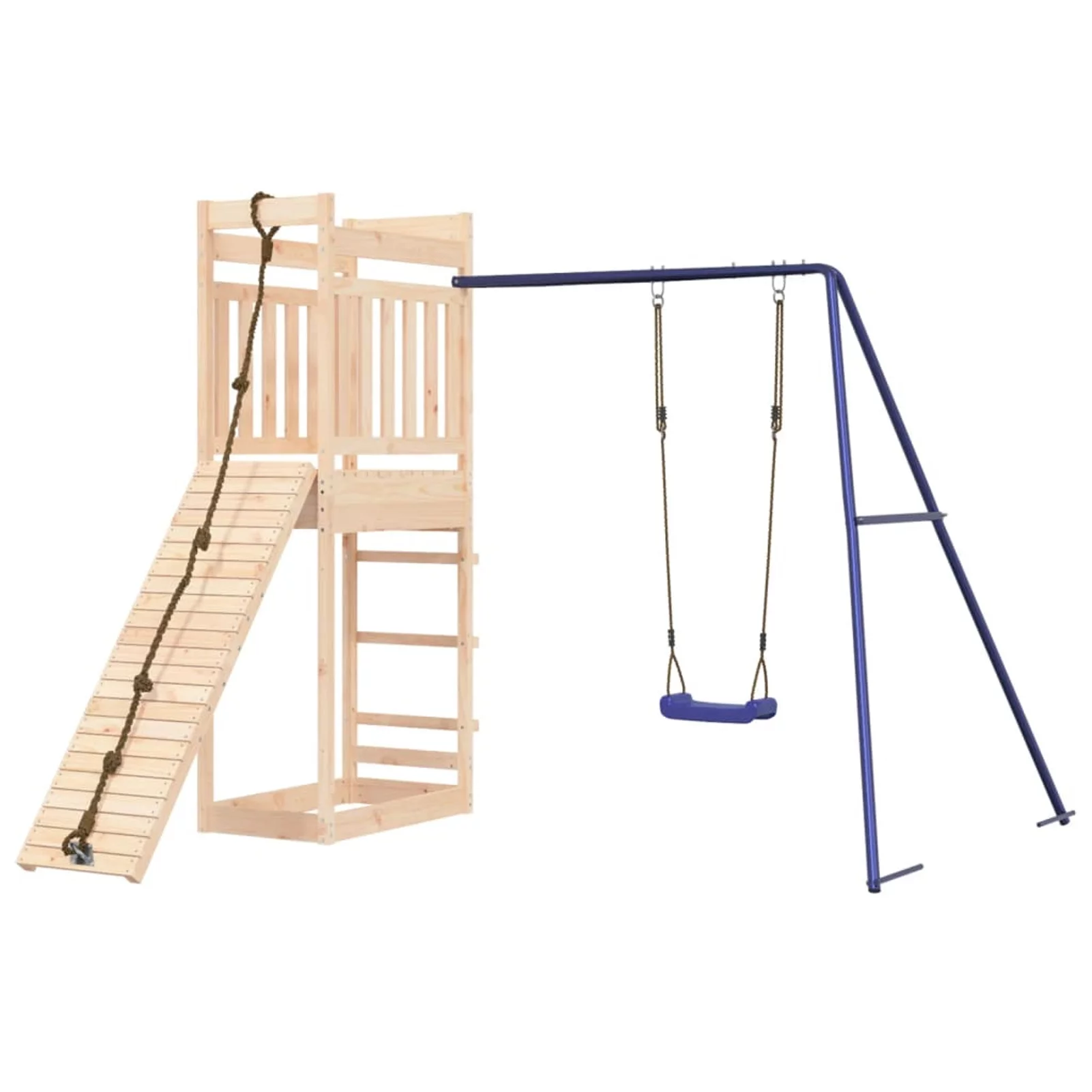 Walmeck Playset Solid Wood Pine