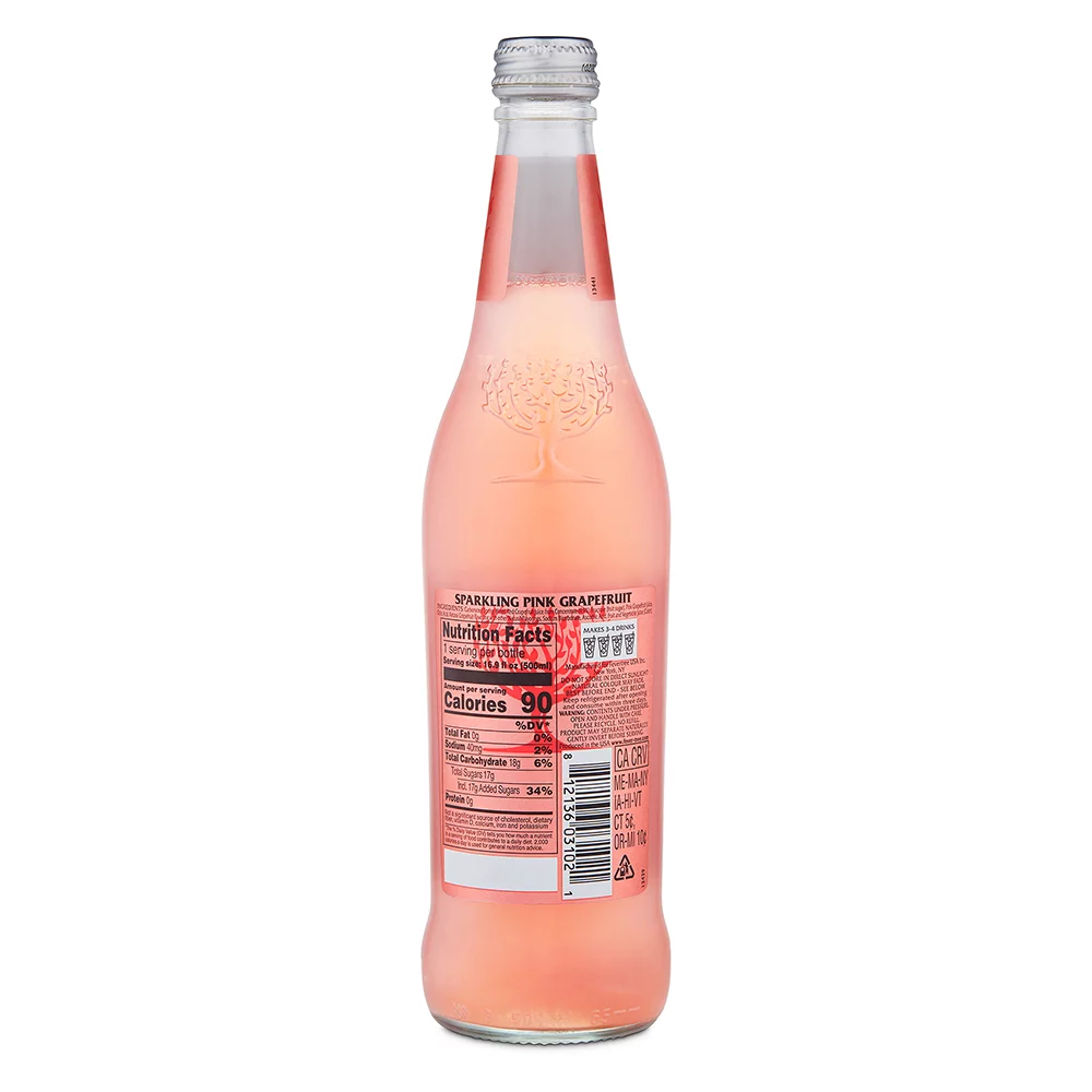 Fever-tree - Mixer Sprkling Pink Grapefruit - Case Of 8-16.9 Fz
