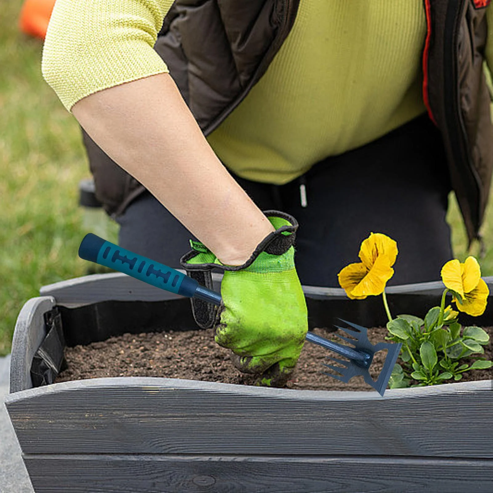 Gardening Eight Tooth Weeding Tool Weeding Manual Weeding Tool Durable Weeding Tool Manual Function Weeding Machine Gardening Tool Yard And Garden