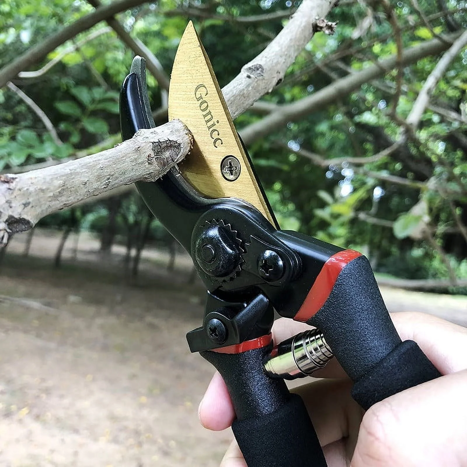 Professional Premium Titanium Bypass Pruning Shears,Hand Pruners, Garden Clippers.