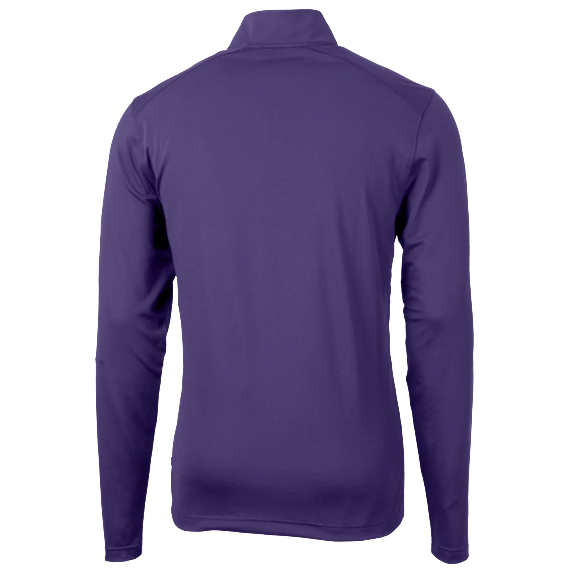 Men's Cutter & Buck  Purple LSU Tigers Alumni Logo Virtue Eco Pique Recycled Quarter-Zip Pullover Top