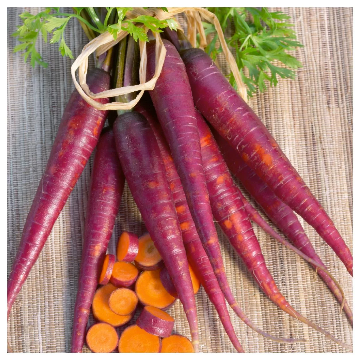 Everwilde Farms - 1000 Cosmic Purple Carrot Seeds - Gold Vault Jumbo Bulk Seed Packet