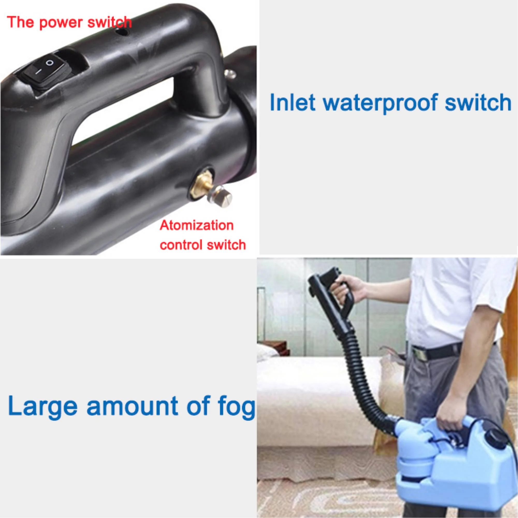 Efficient 7L Electric ULV Sprayer Fogger for Ultra Low Capacity Mosquito Control in Home or Garden: An Updated Mini Fogging Solution