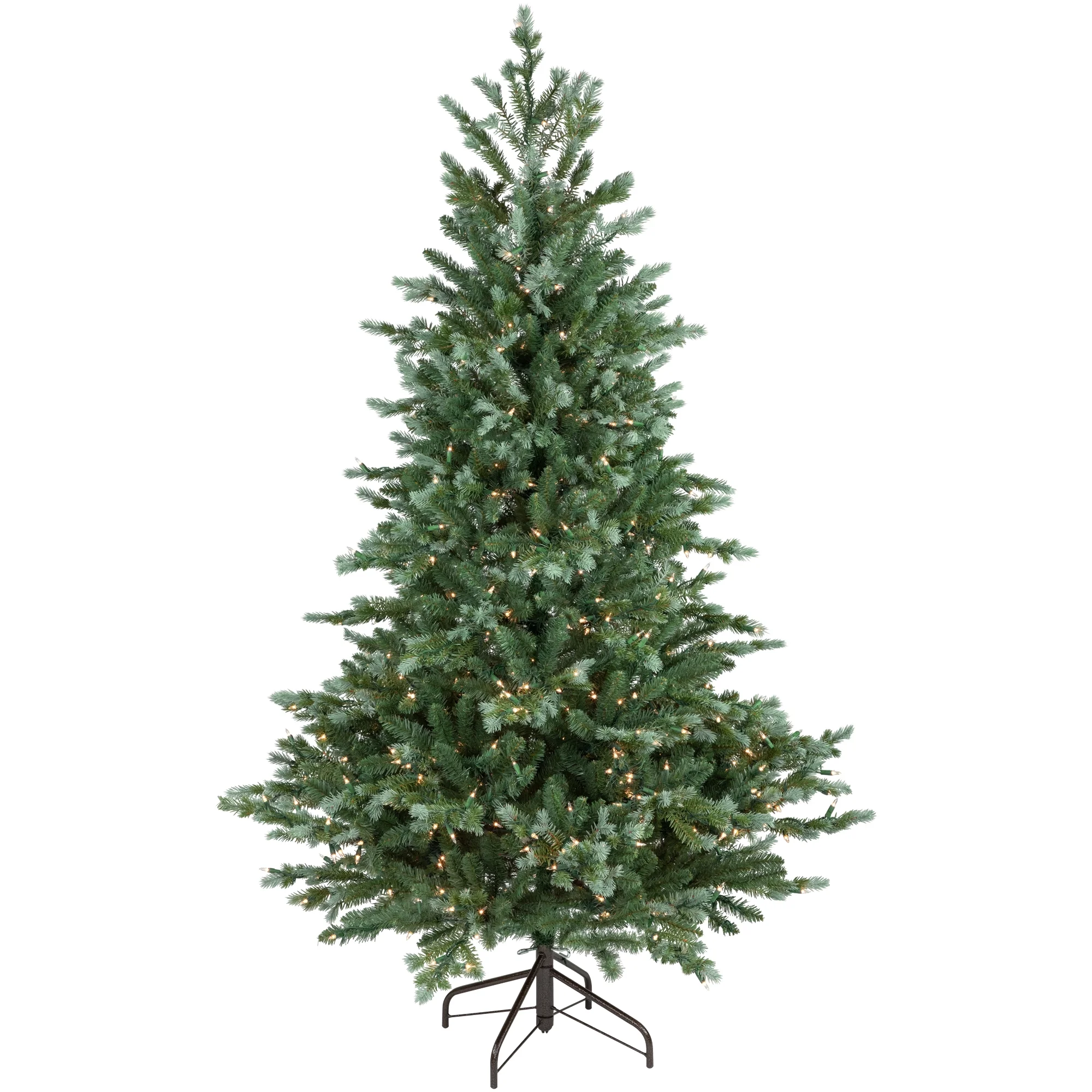 6' Pre-Lit Blue Spruce Artificial Christmas Tree Clear Lights