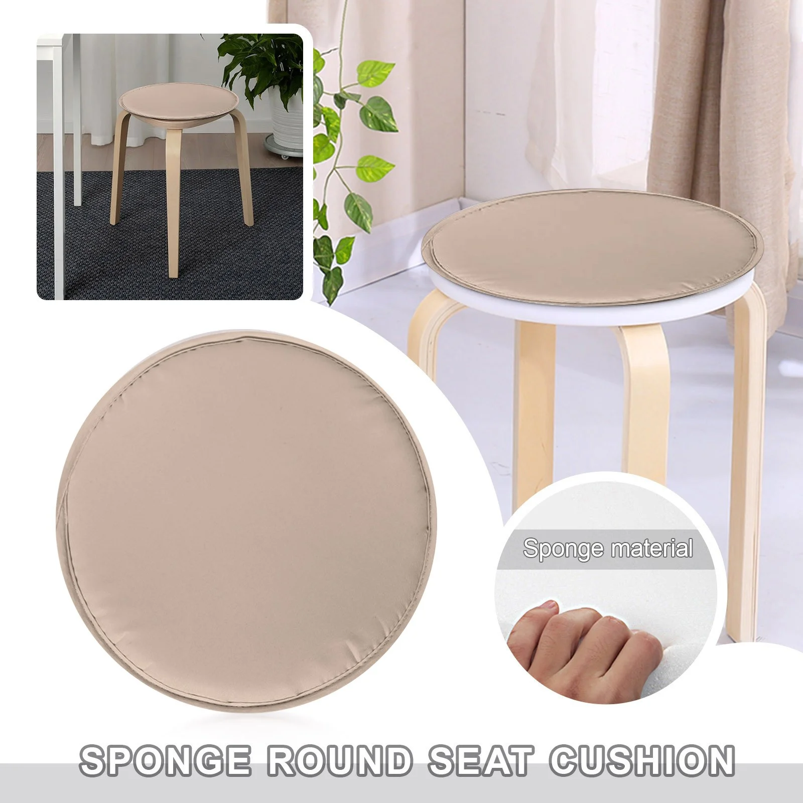 Round Garden Chair Pads Seat Cushion For Outdoor Stool Patio Dining Room Desk Seat Cushion Seat Cushions for Couch Swivel Car Seat Cushion for Elderly Gel Cushions for Wheelchairs Padded Car Seat