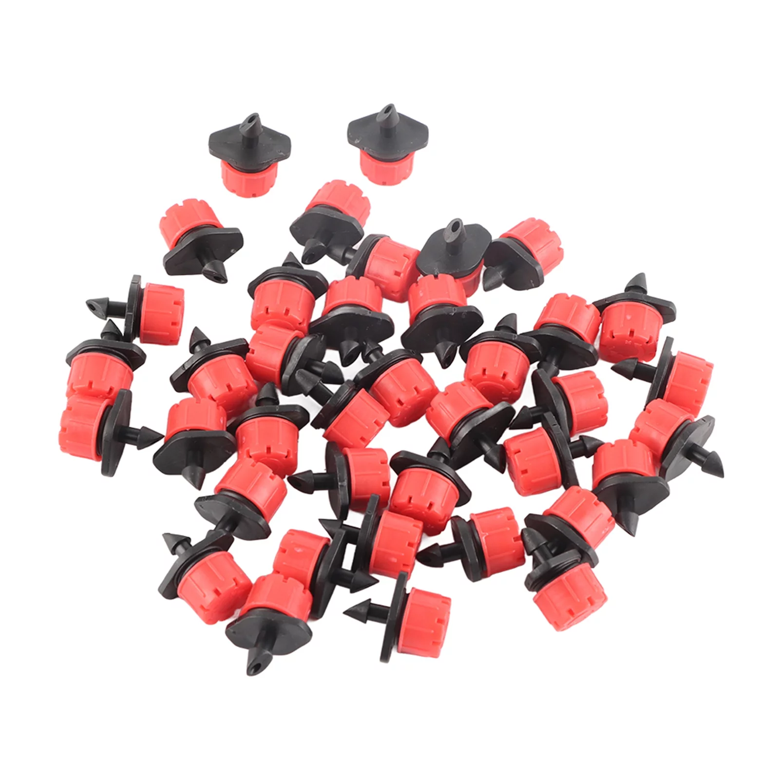 Viccilley Irrigation Dripper - 50/100/150pcs Adjustable Garden Irrigation Watering Flow Dripper Head Drip Flower Plant Tools(50pcs)