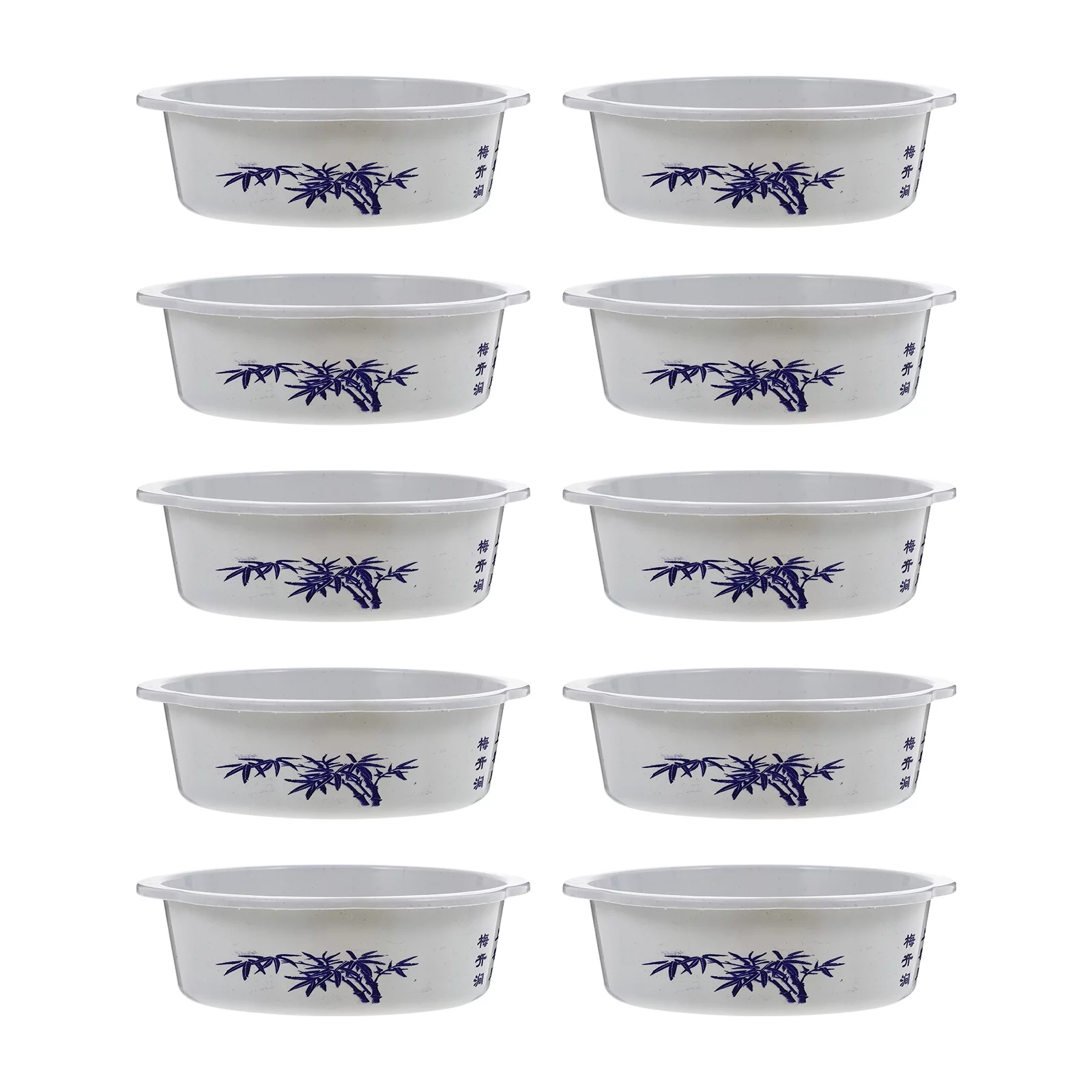 Gongxipen 10pcs Plastic Hydroponic Planting Basin Water Lily Narcissus Planting Bowls