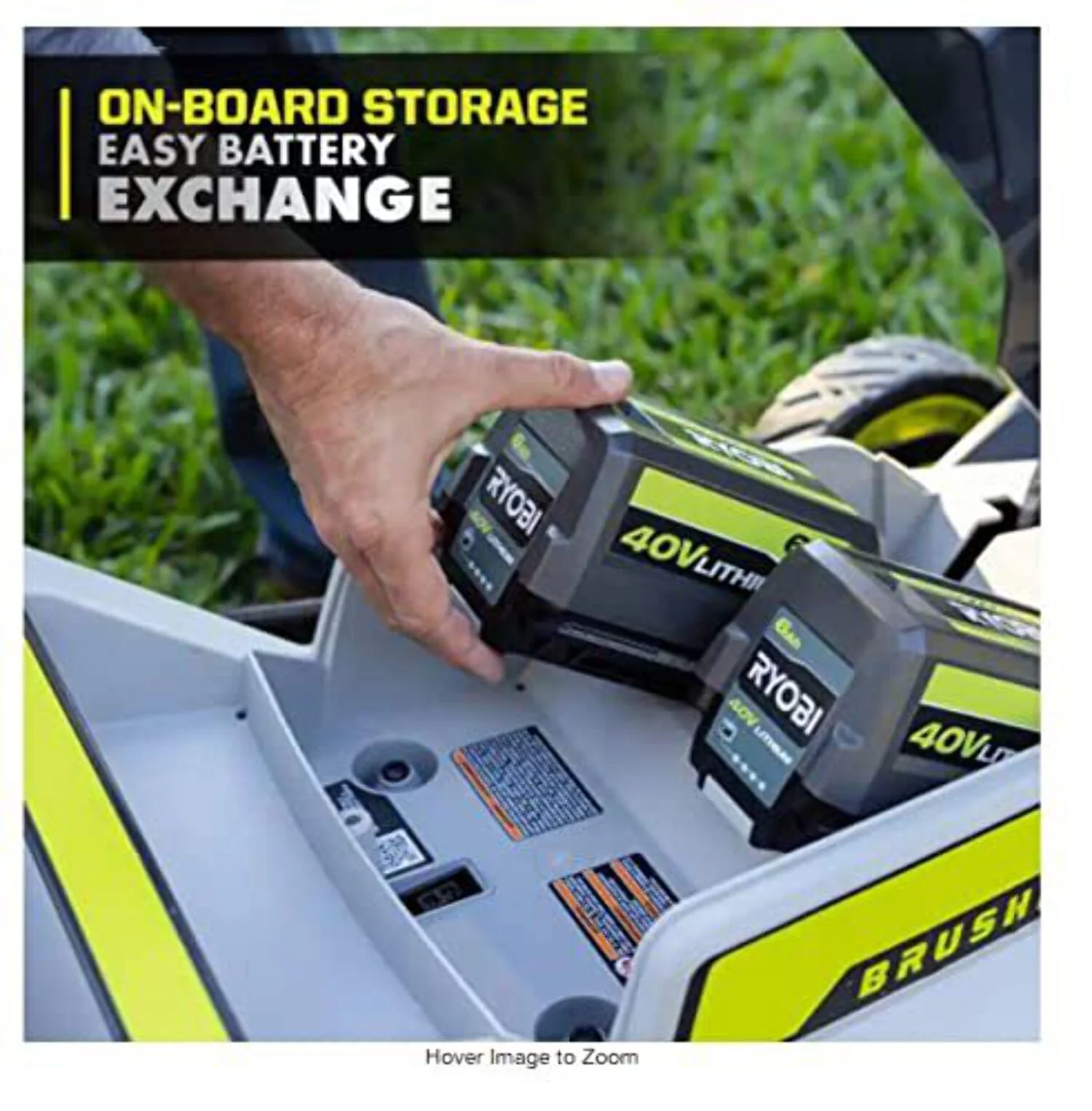 RYOBI 40V HP Brushless 20 Battery Push Mower