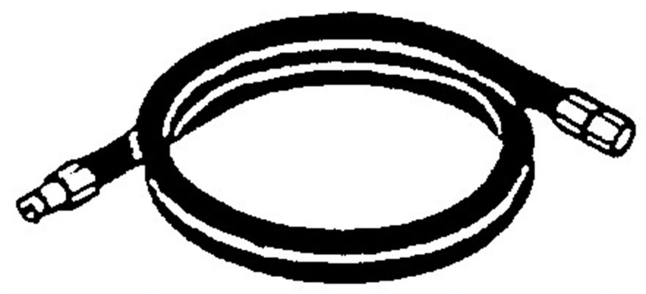 LARSEN SUPPLY CO. INC. 08-1523 4' Faucet Spring Hose