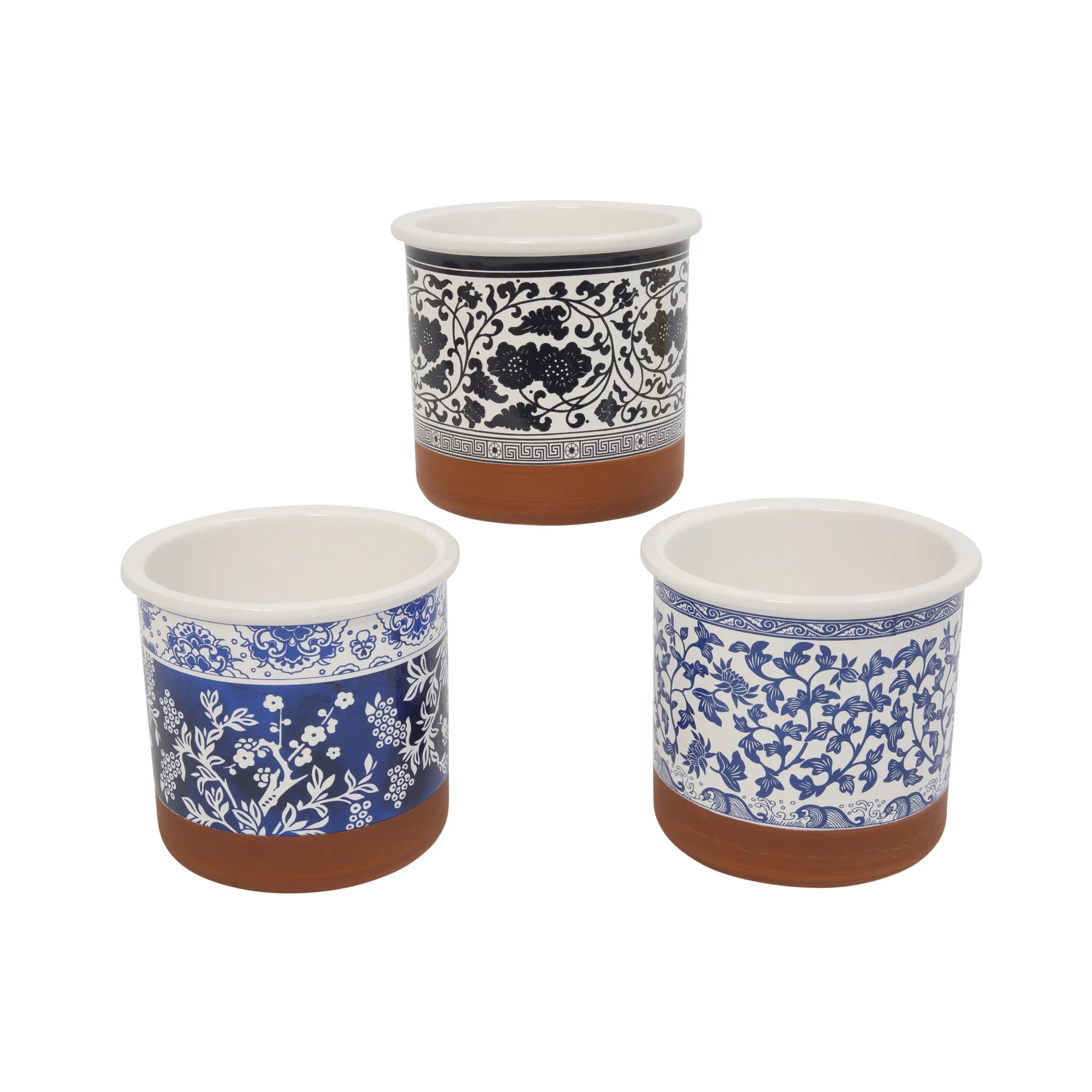 Gerson S/3 Assorted 5.25 in L Dolomite Planters