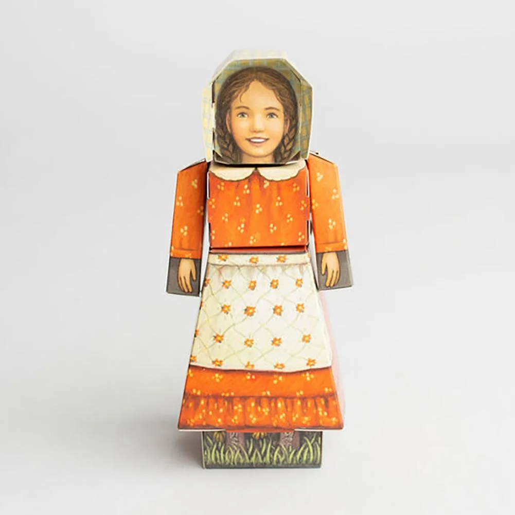 CUBLES Little House on The Prairie Set featuring Ma, Pa, Mary, Laura, Caroline  Jack