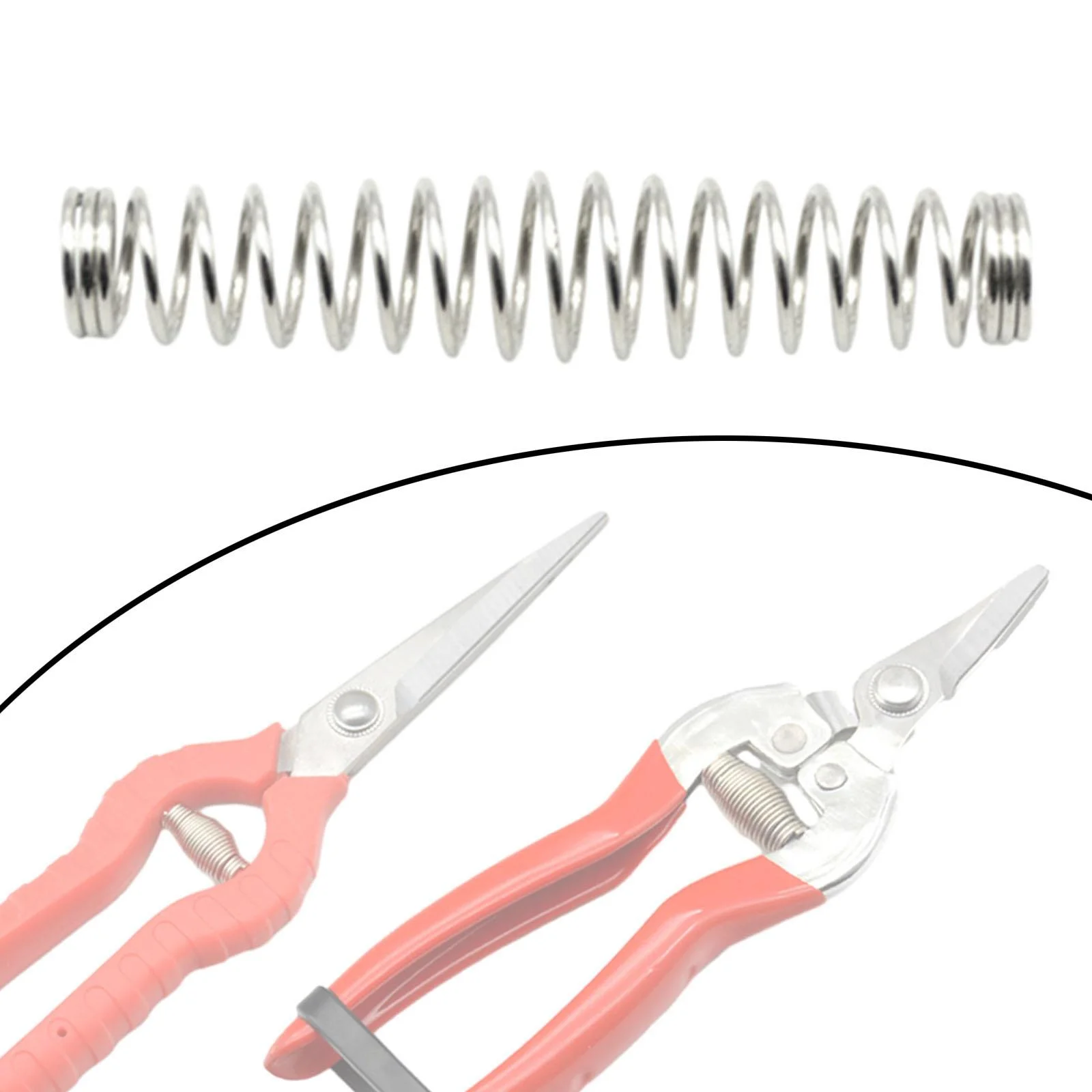 Miulika 2xSpring Pruner Replacement Durable High Elasticity Pruning Tool Precision