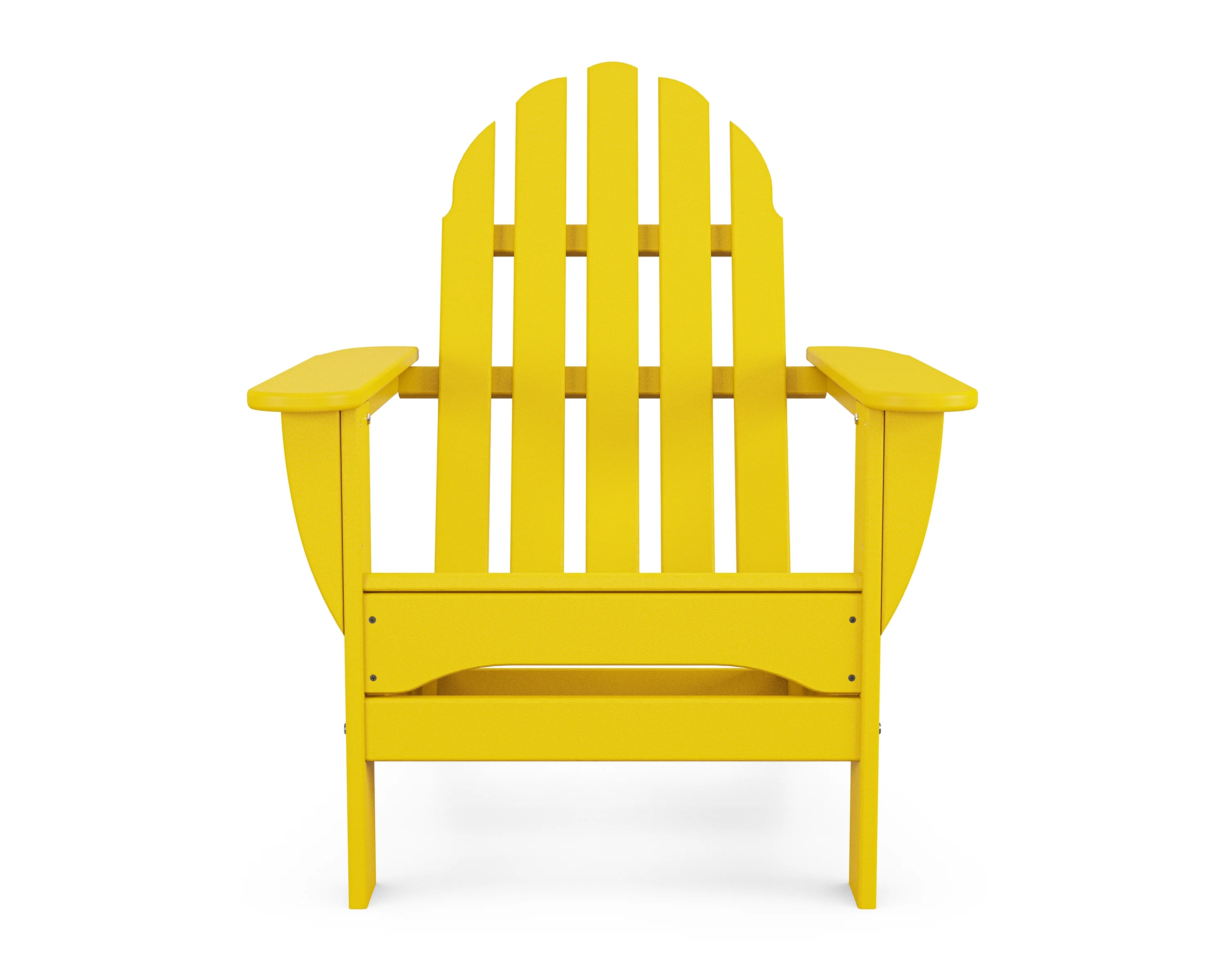 POLYWOOD Classic Adirondack 5-Piece Conversation Set in Lemon