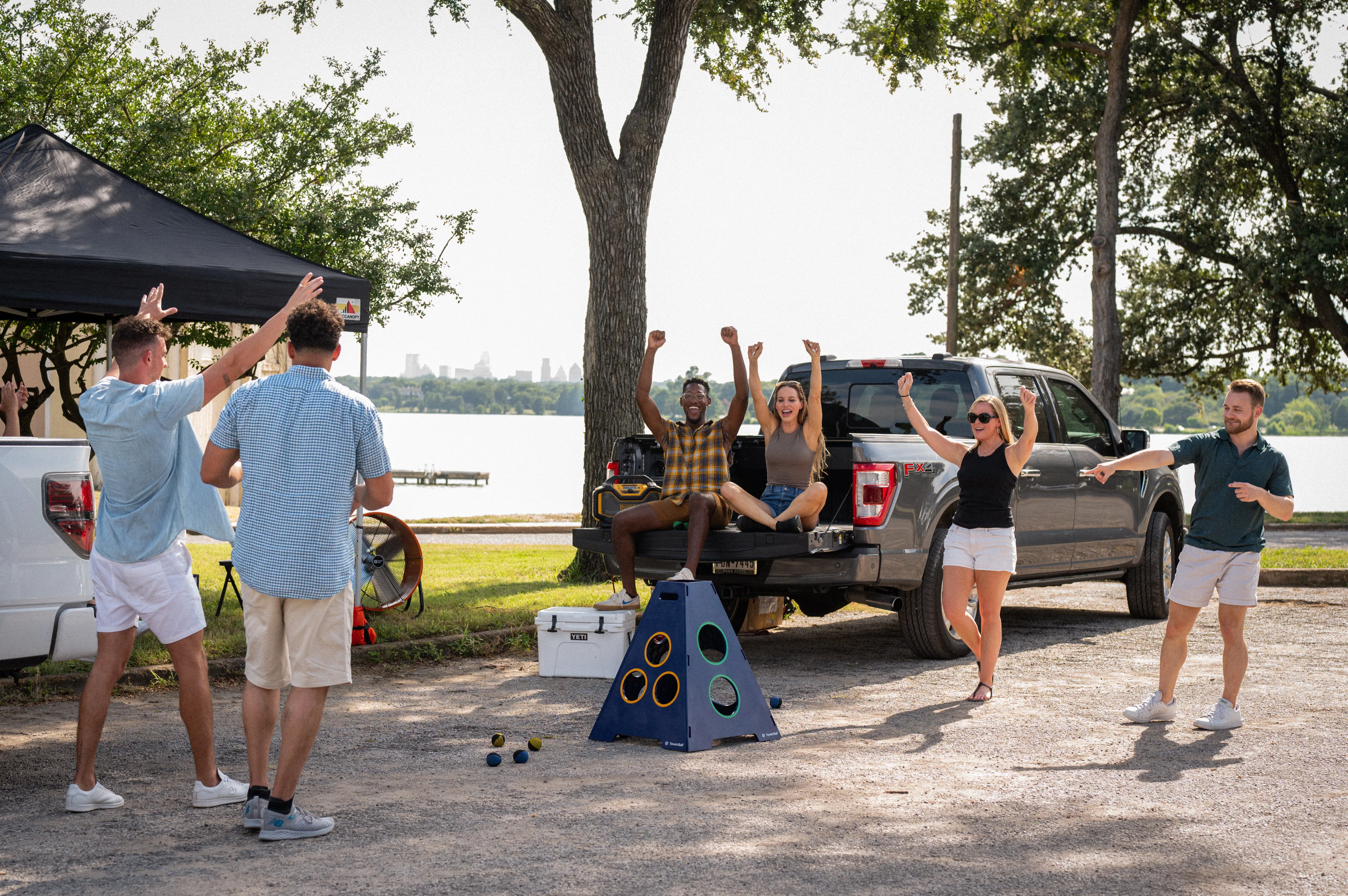Caliber Games TowerBall Bundle - Backyard Lawn Game