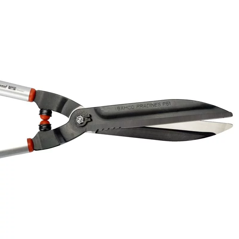 P51-SL Super Light Hedge Shears With Smooth Plastic Grips, Short, Multi-Colour