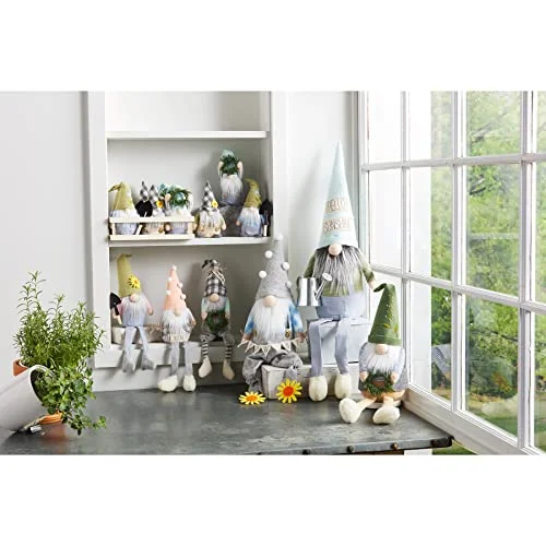 Mud Pie Garden Dangle Leg Gnome, 8.5