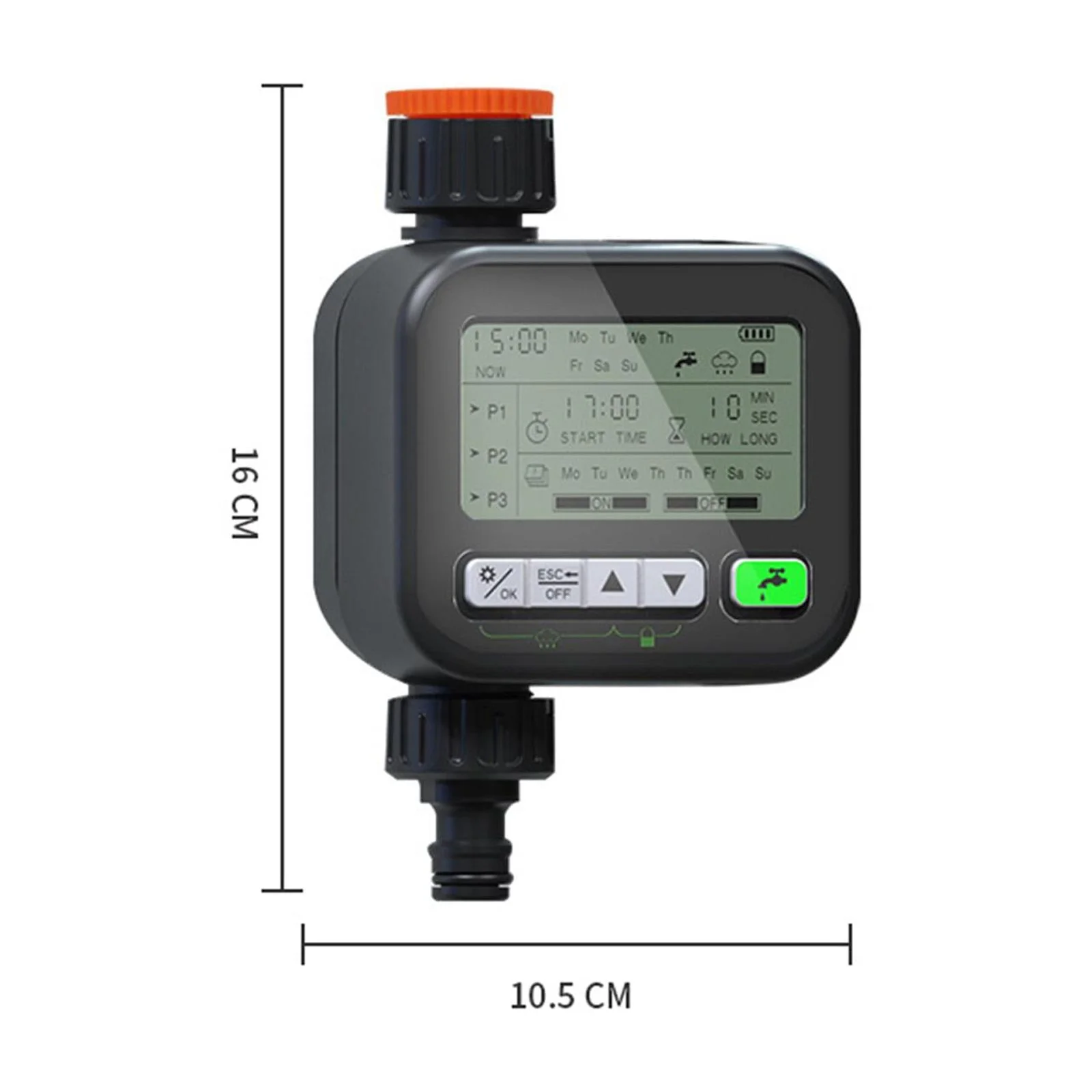 kesoto Sprinkler Timer Water Hose Timer Automatic Drip Irrigation Timer, Faucet Timer Manual Watering for Garden Backyard Yard Patio