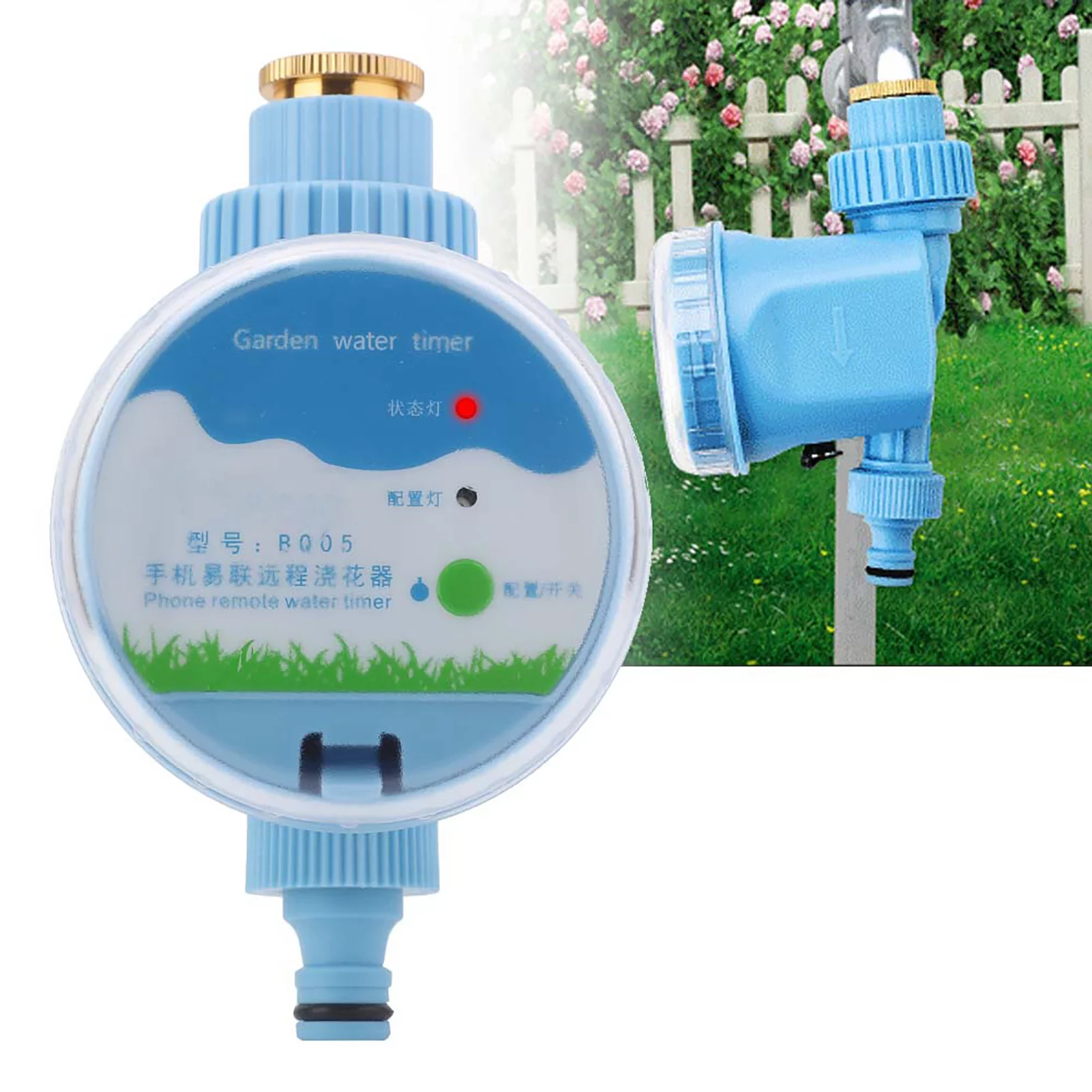Garden Irrigation Timer - Electronic Wi-Fi Remote Control Timer Automatic Garden Flowers Watering Irrigation Timer