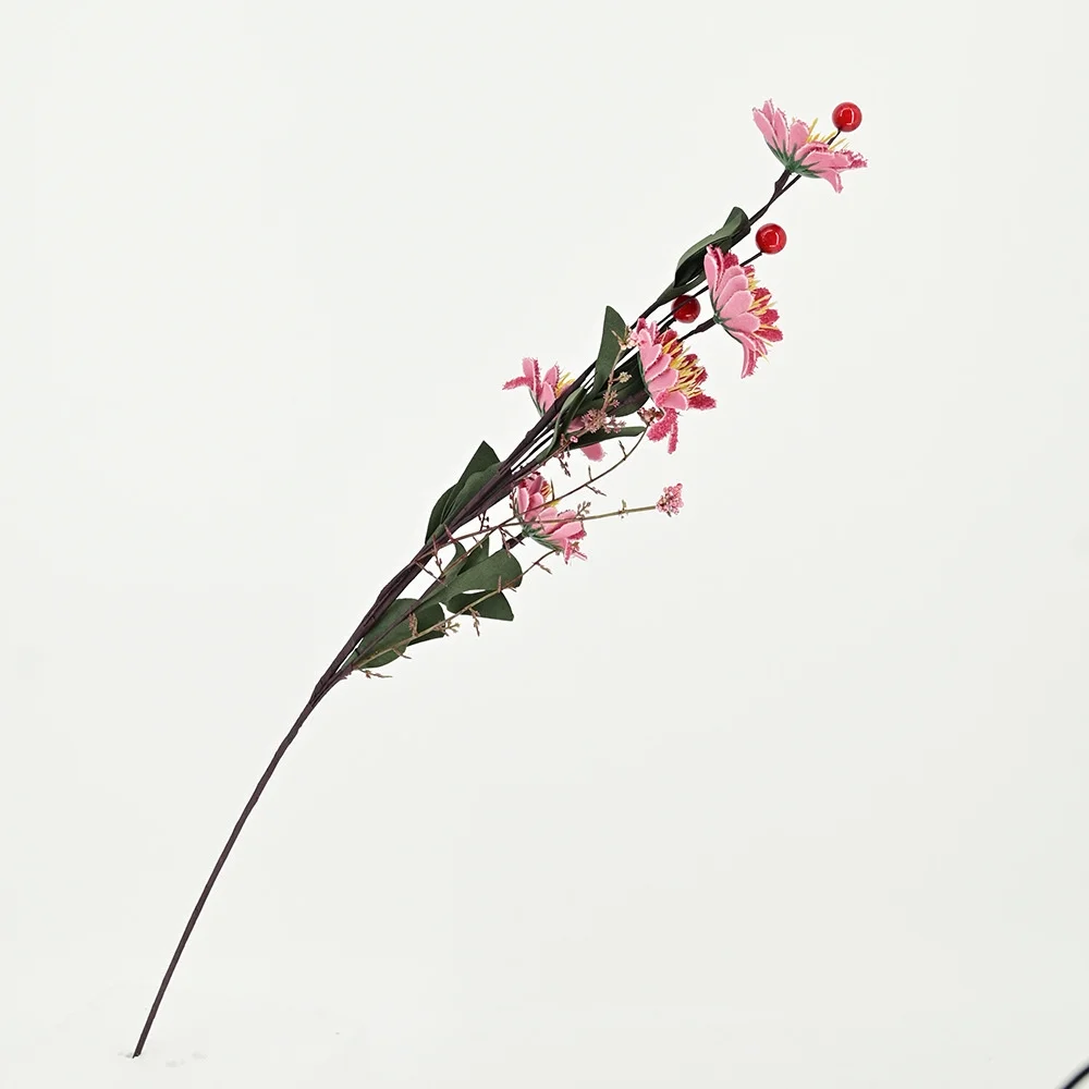 Peony Flower Simulation False False Flower New Living Room Putting Table Flower Pot Flower Flower Flower Beast Powder Butterfly Flower