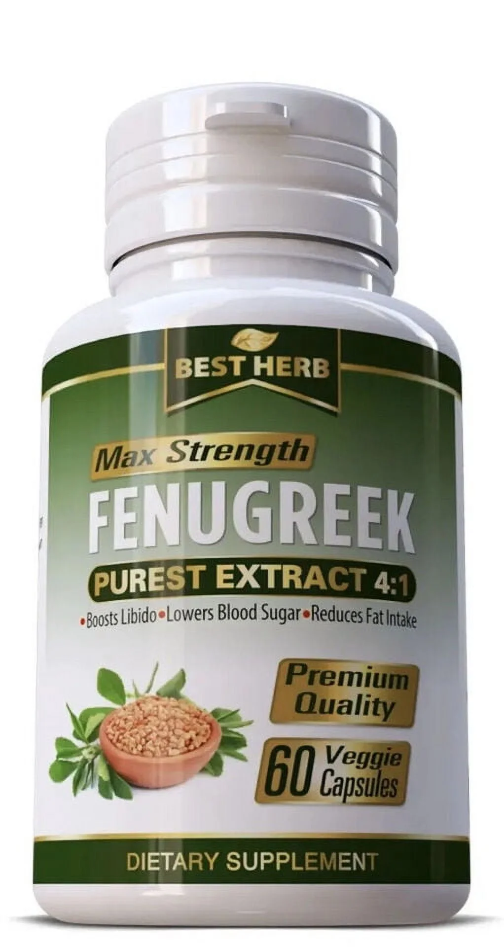 Fenugreek Seed Purest Extract Sexual Health Pills Testosterone Libido Capsules