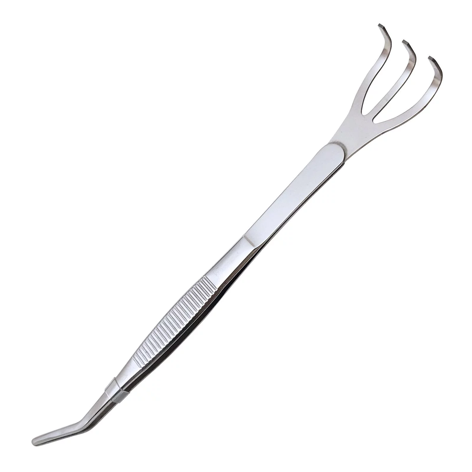 Soil Loosening Tweezer Stainless Steel Tweezer Bonsai Tweezer Fish Tank Tweezer curved rake