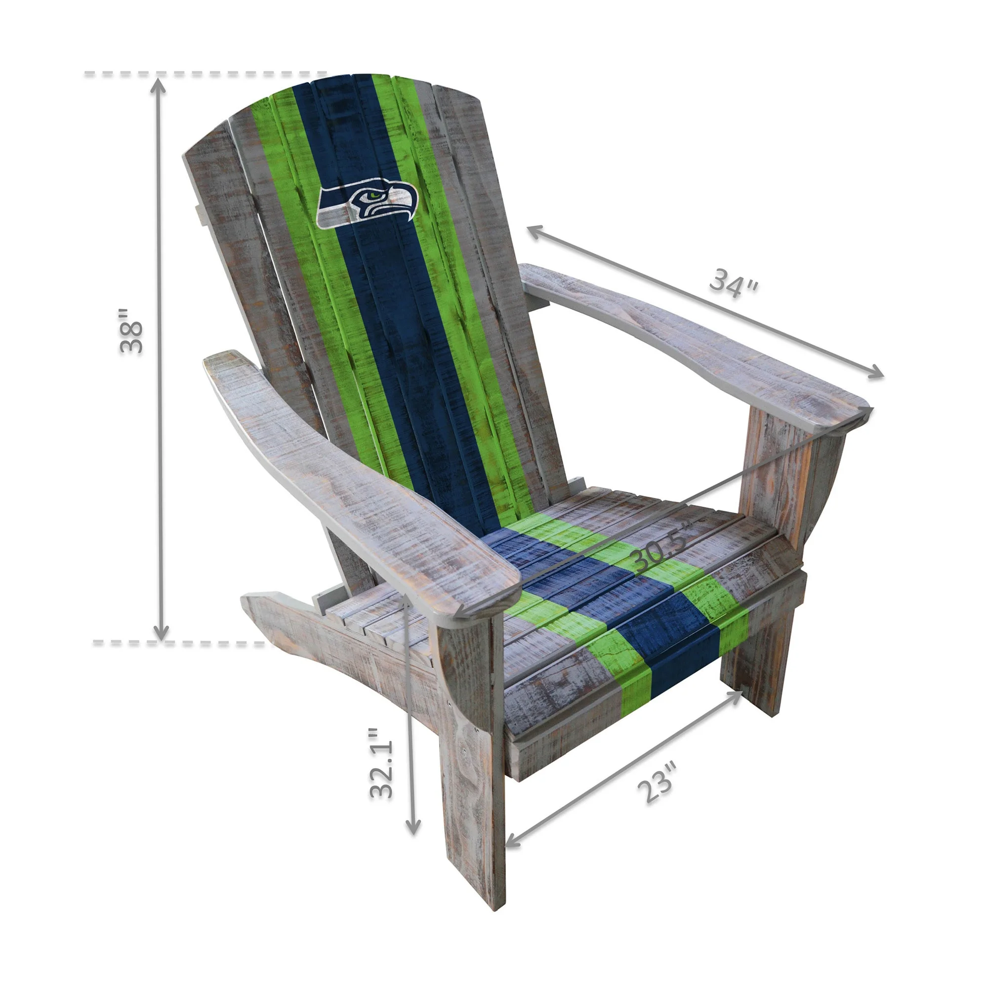 Imperial Seattle Seahawks Wooden Adirondack Chair