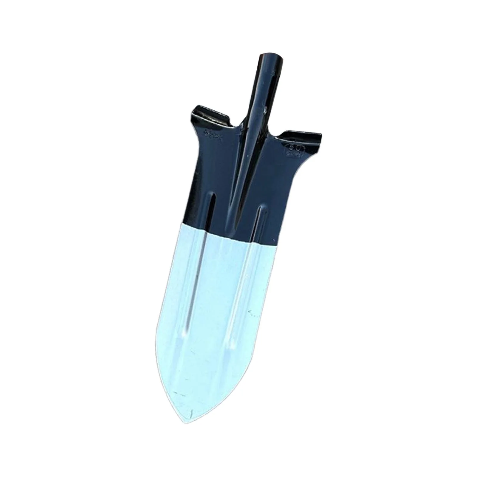 Colaxi Garden Digging Spade Replacement Head Carbon Steel with Foot Platform Gardening Tool for Home Yard, Camping Beach Accessory