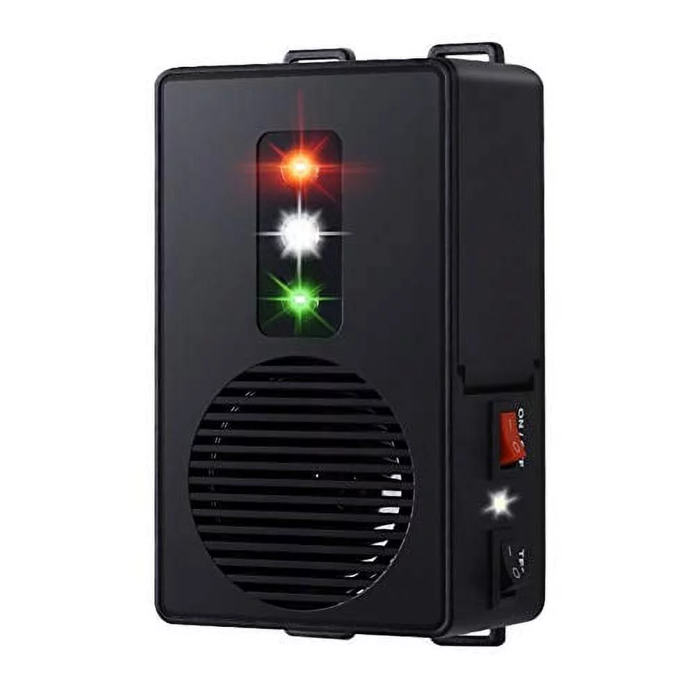 Loraffe Battery Operated Rodent Repellent Ultrasonic Under Hood Animal Repeller