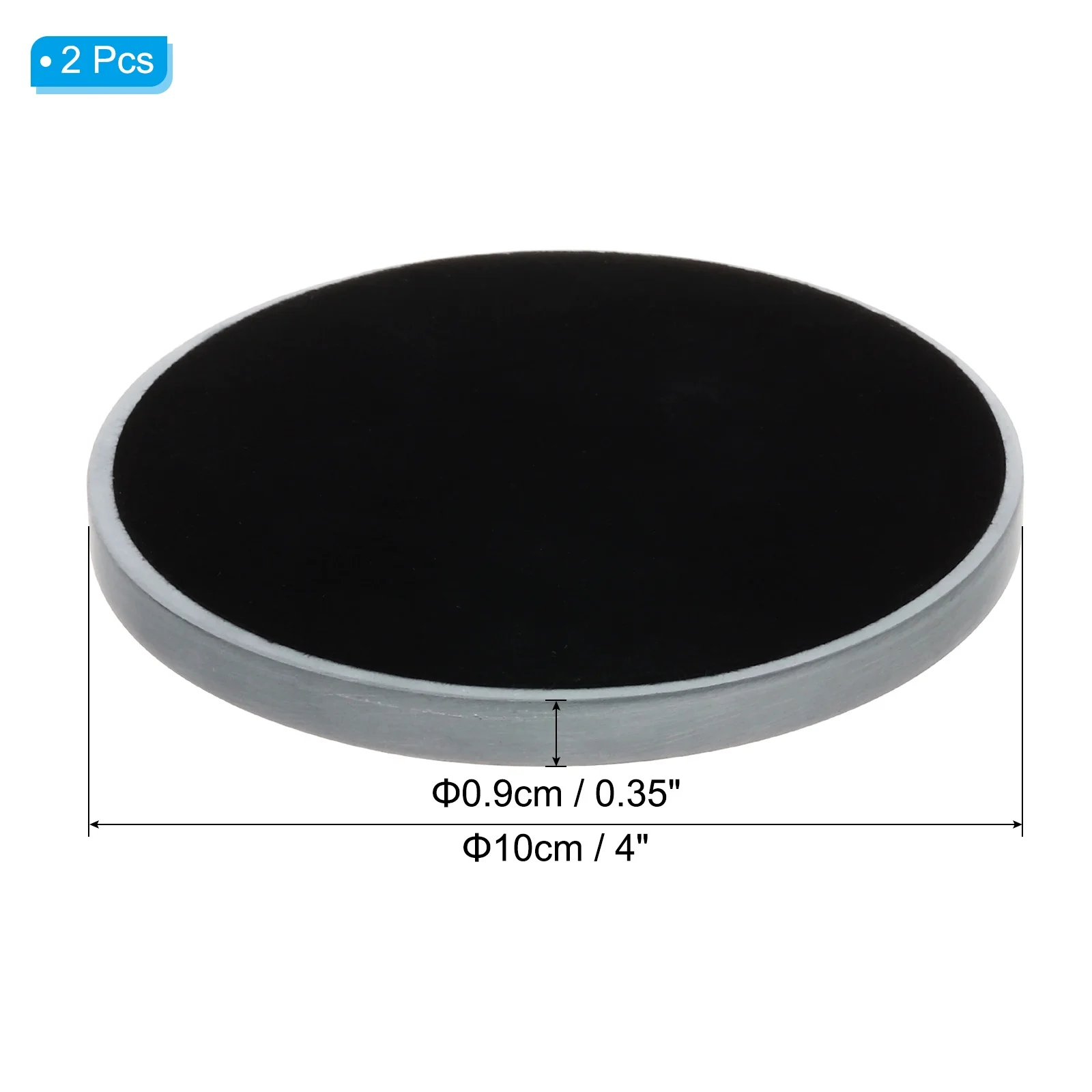 Uxcell 4 Inch Plant Saucer, Diatomaceous Round Plant Drip Tray Instant Dry for Indoors, Grey 2Pcs