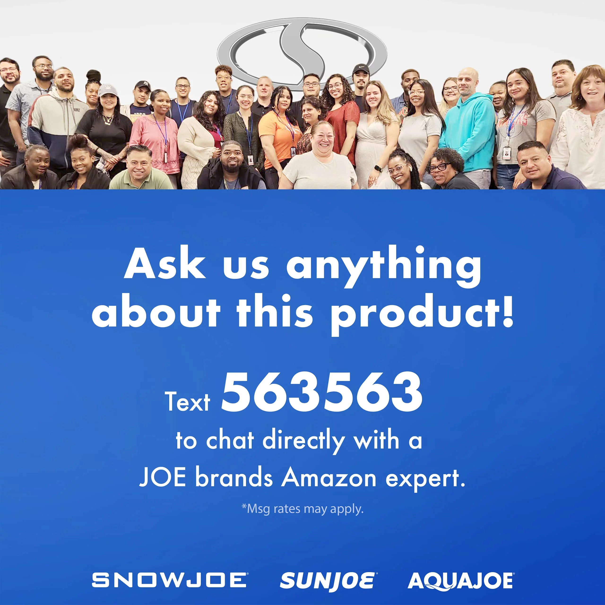 Snow Joe SJ-SHLV02 Snow Shovel, blue