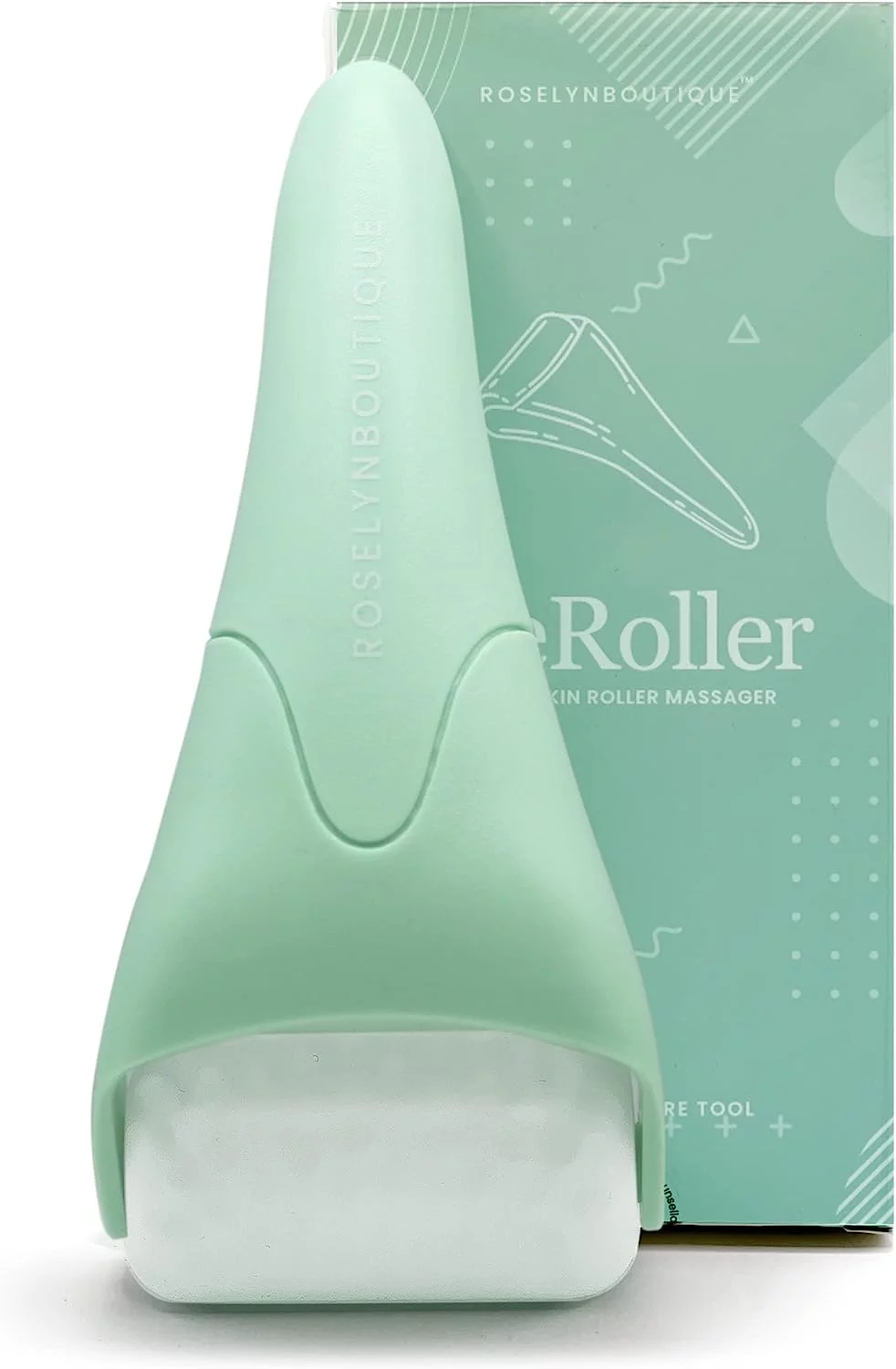 Ice Roller for Face Wrinkles Massager,Self Care Gifts Skincare Facial Tools Relaxation Puffiness for Whole Body Face Eyes (Green)
