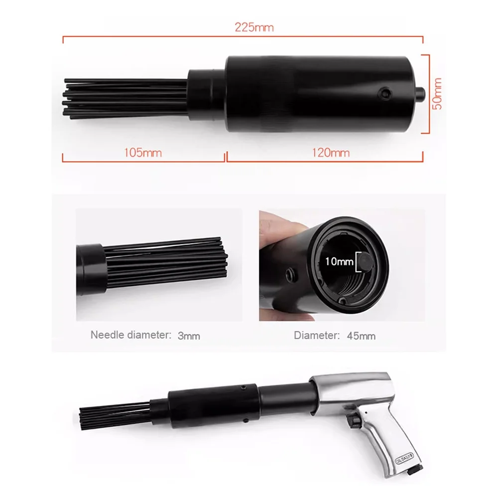 Dcenta Pneumatic Shovel AirHammer Professional Handheld Rust Remover for Automotive