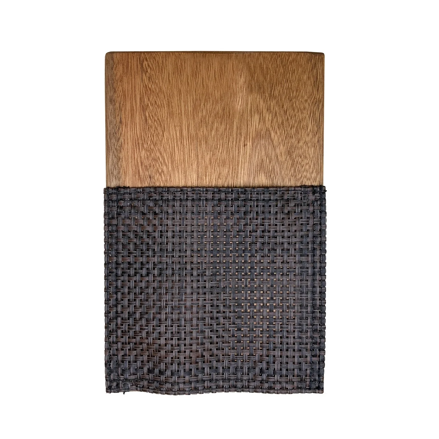 Havenside Home Eilaf Eucalyptus & Dark Brown Sling Stacking Armchair - N/A