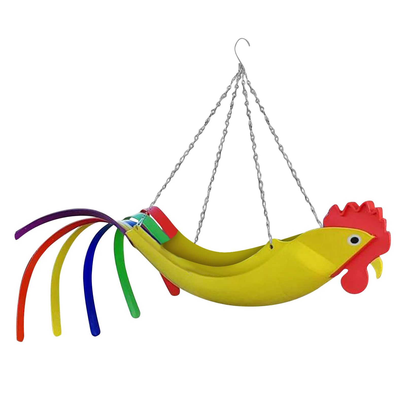 Flying Rooster Flower Pot Yellow Rooster Flower Pot Outdoor Garden Decoration Flower Pot