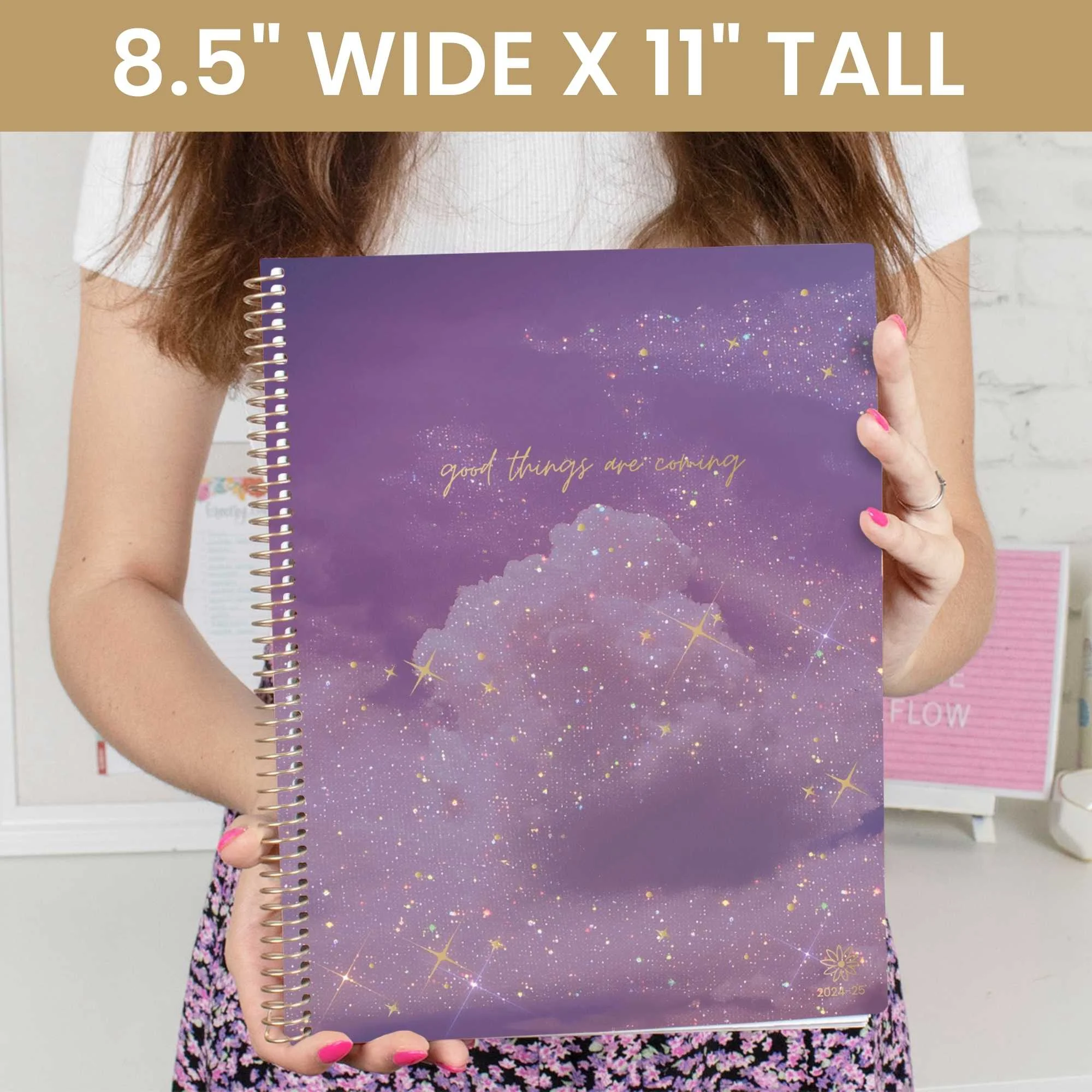 bloom daily planners 2024-25 Soft Cover Planner, 8.5