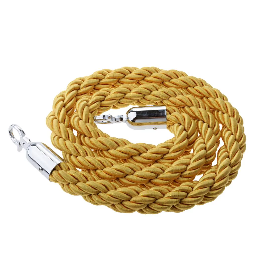 Yellow Queue Barrier Stand Posts Divider Crowd Stanchion 1.5m