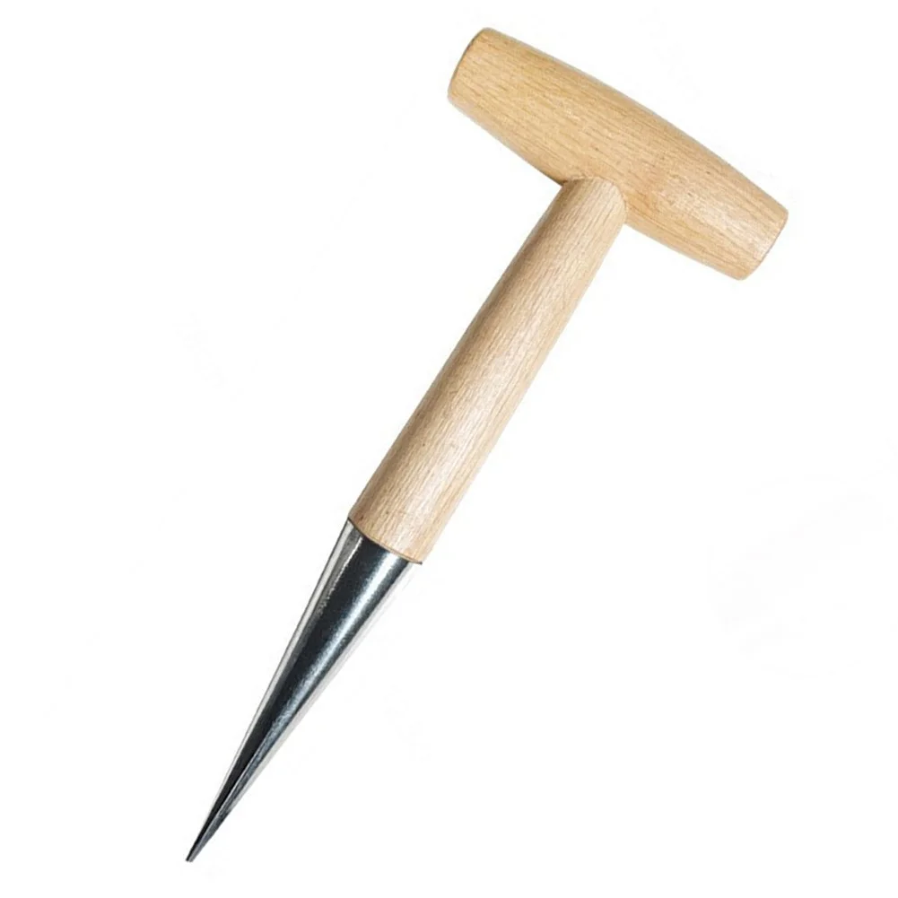 Home Gardening Wooden Handle Planting Tool Hand Digger Remover Lifter Tool