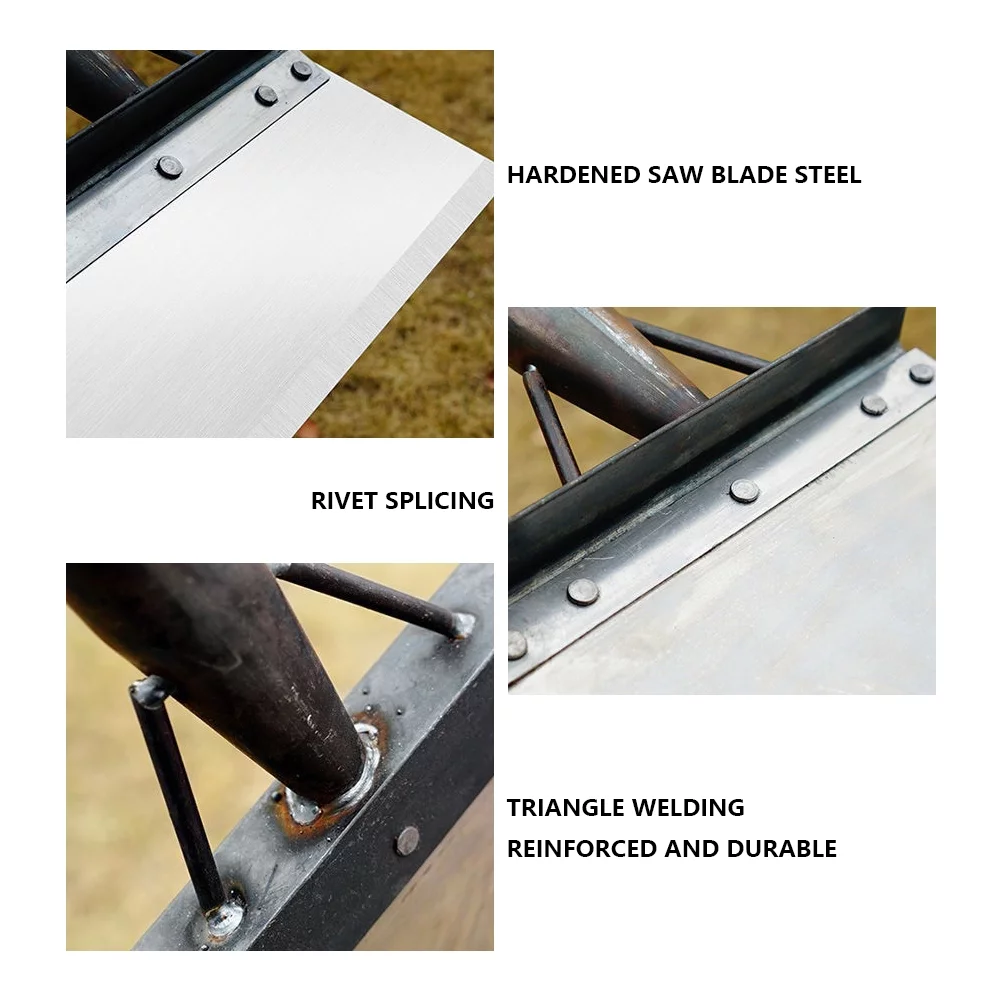 SunyaMood Multifunctional Garden Shovel Flat Head Shovel Garden Hand Tool (23cm)