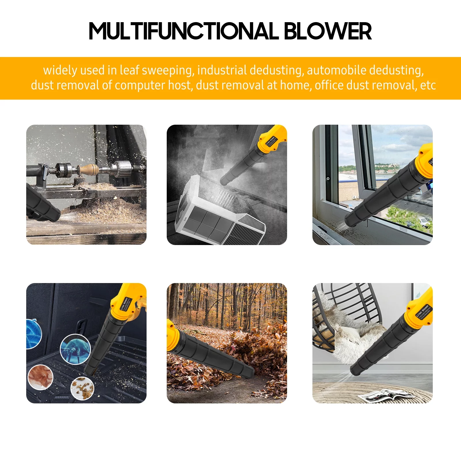 Hairdryers,21v Battery Blower Handheld Powered Blowers Blower Coless Blowers Makita 21v Huiop Hine Handheld Dsfen