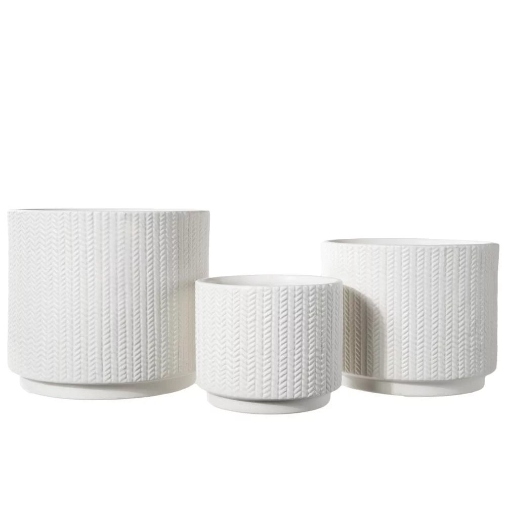 Urban Trends Ceramic Round  Pot