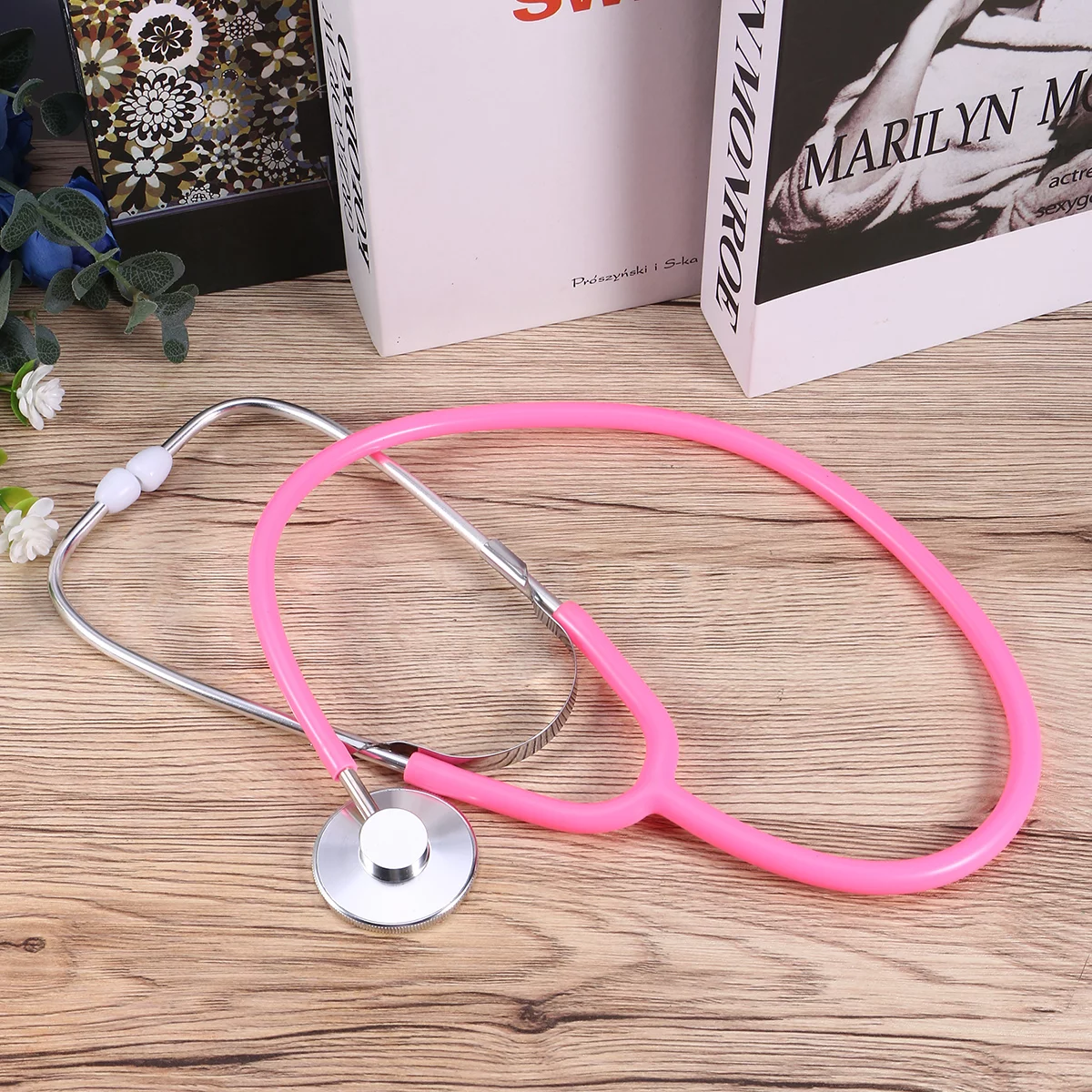 HOMEMAXS 1pc Single-player Virtual Stethoscope Children Medical Toys Simulation Medical Equipment Play Toy