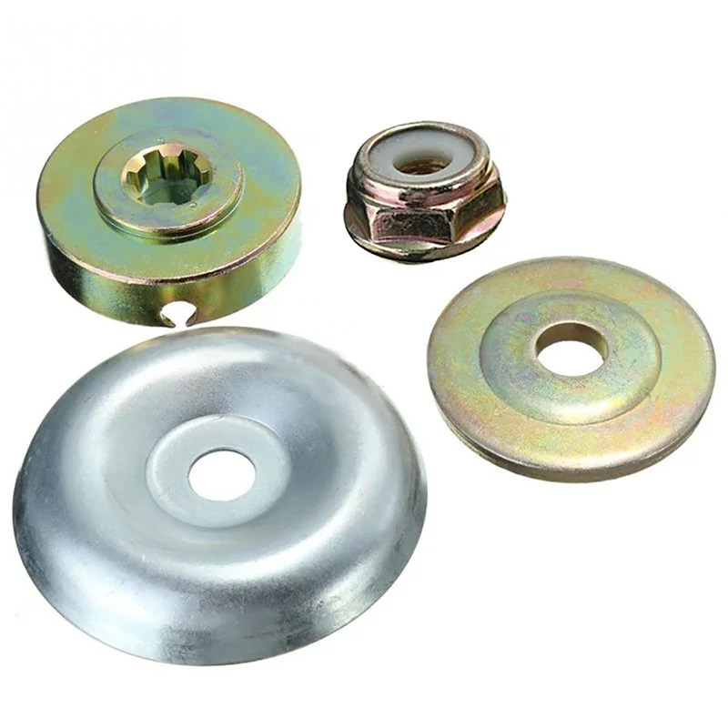 4PCS Weed Trimmer Head Adapter Kit Metal Brush Cutter Adapter Lawn Mower Parts